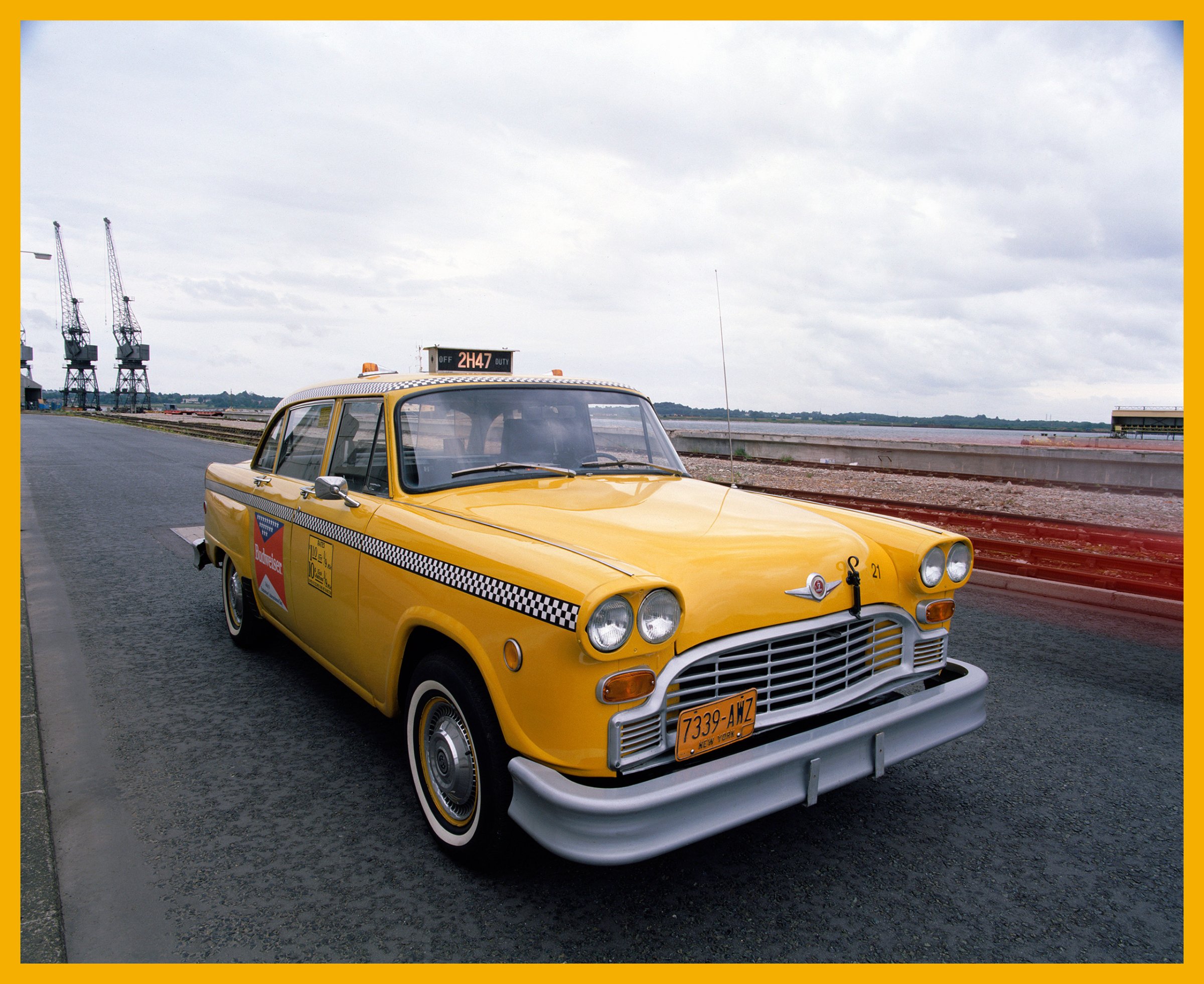Checker A11 cab, 1980 in New York City.