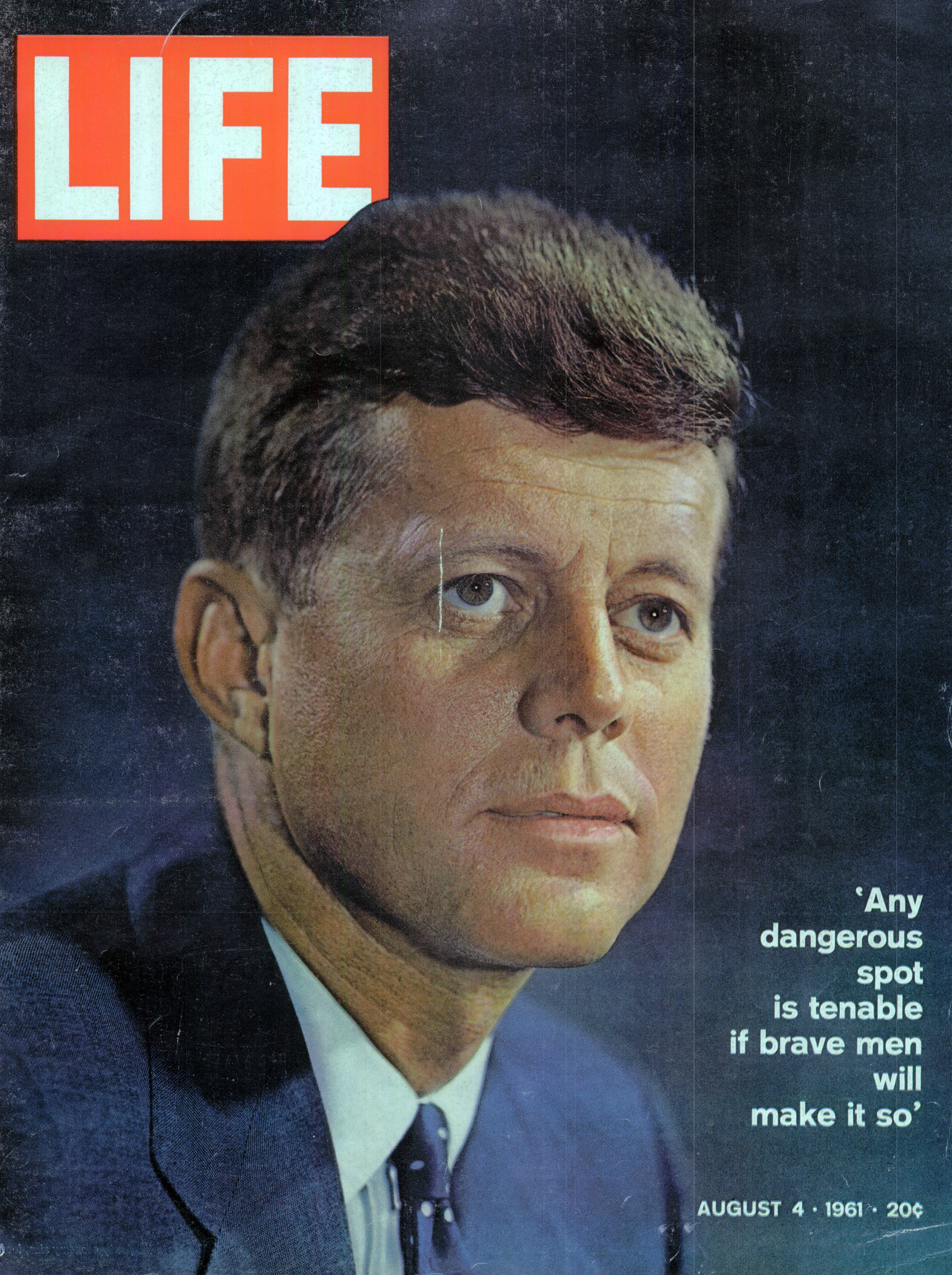 Aug. 4, 1961 cover of LIFE magazine. Cover photo by Karsh.