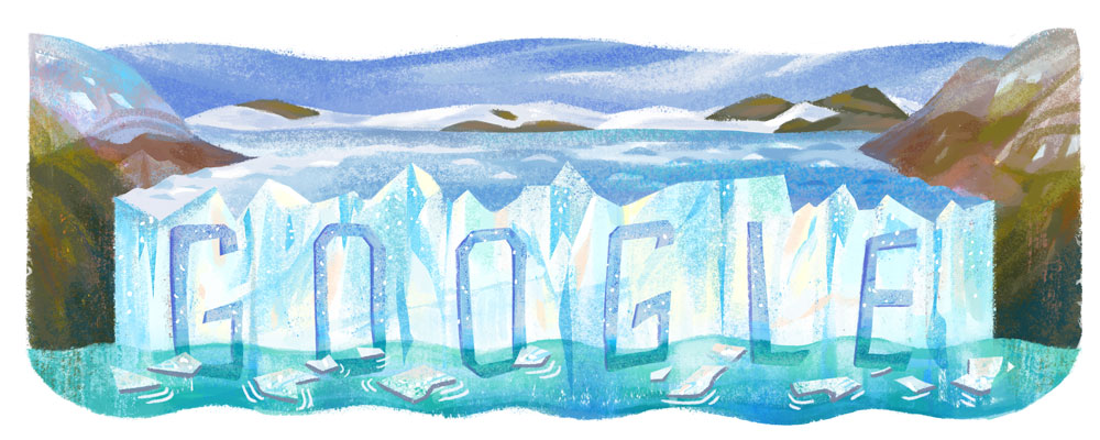 Los Glaciares National Park Google Doodle