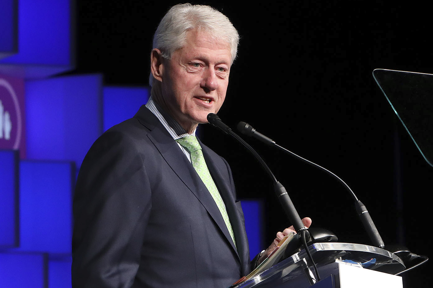 Bill Clinton in New York City, on April 18, 2017.