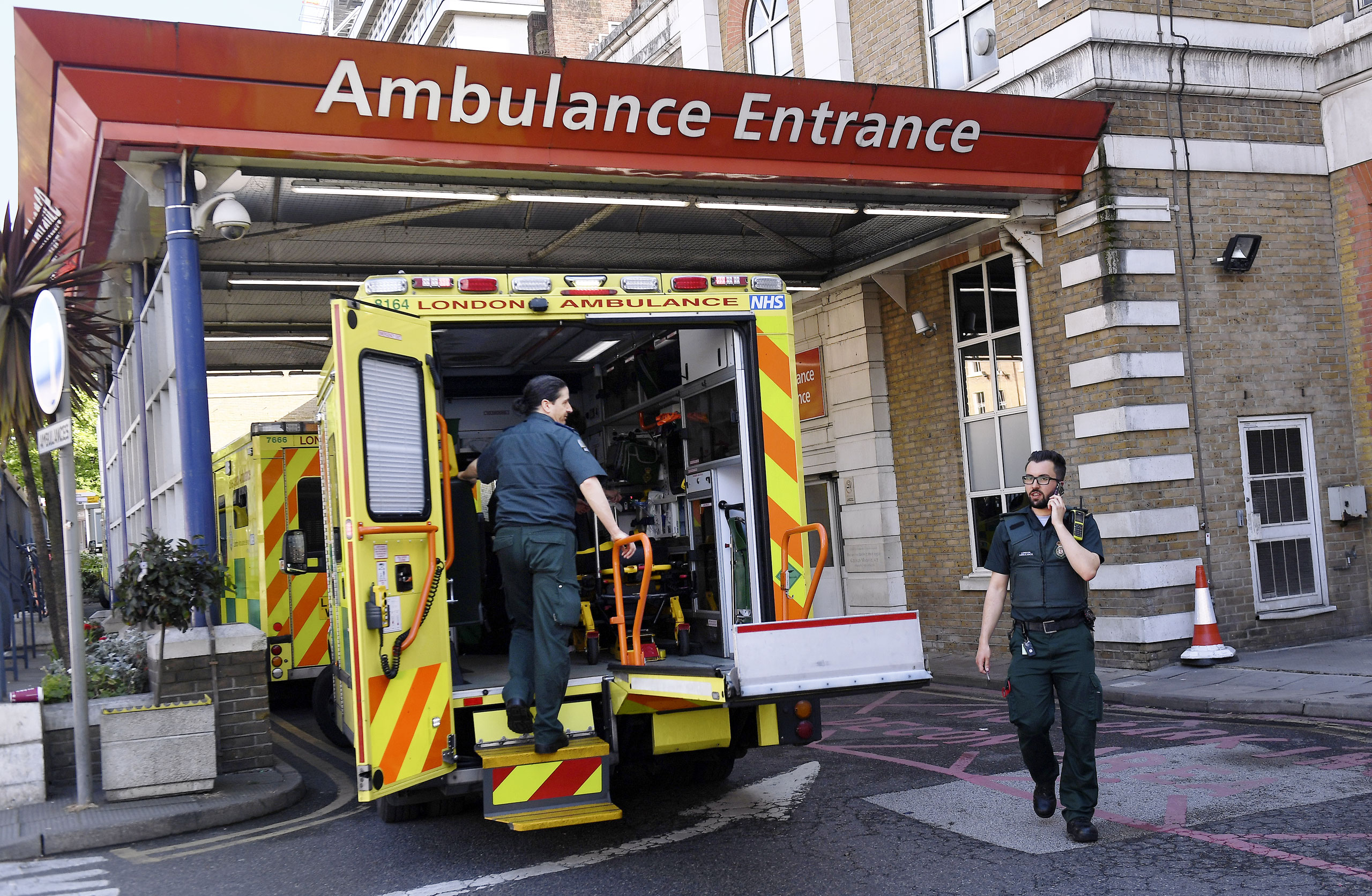 The cyberattack stalled computer systems worldwide, including those at several hospitals across England (Andy Rain—EPA/Redux)