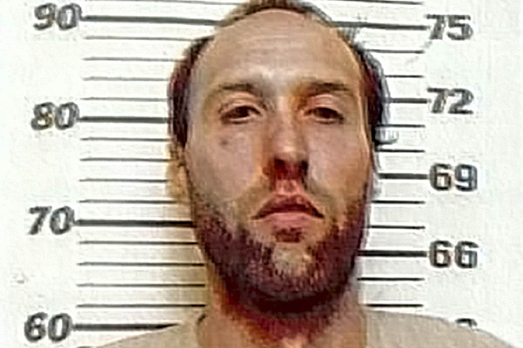 Cecil Kutz, charged with endangering the welfare of children and reckless endangerment. Police say Kutz locked his 22-month-old son in a makeshift wooden cage and left the boy home alone with his two younger siblings, including a sister born hours earlier, before his arrest Wednesday, May 17, 2017, at the family's home in North Manheim Township, Pa. (Schuylkill County Prison via AP)