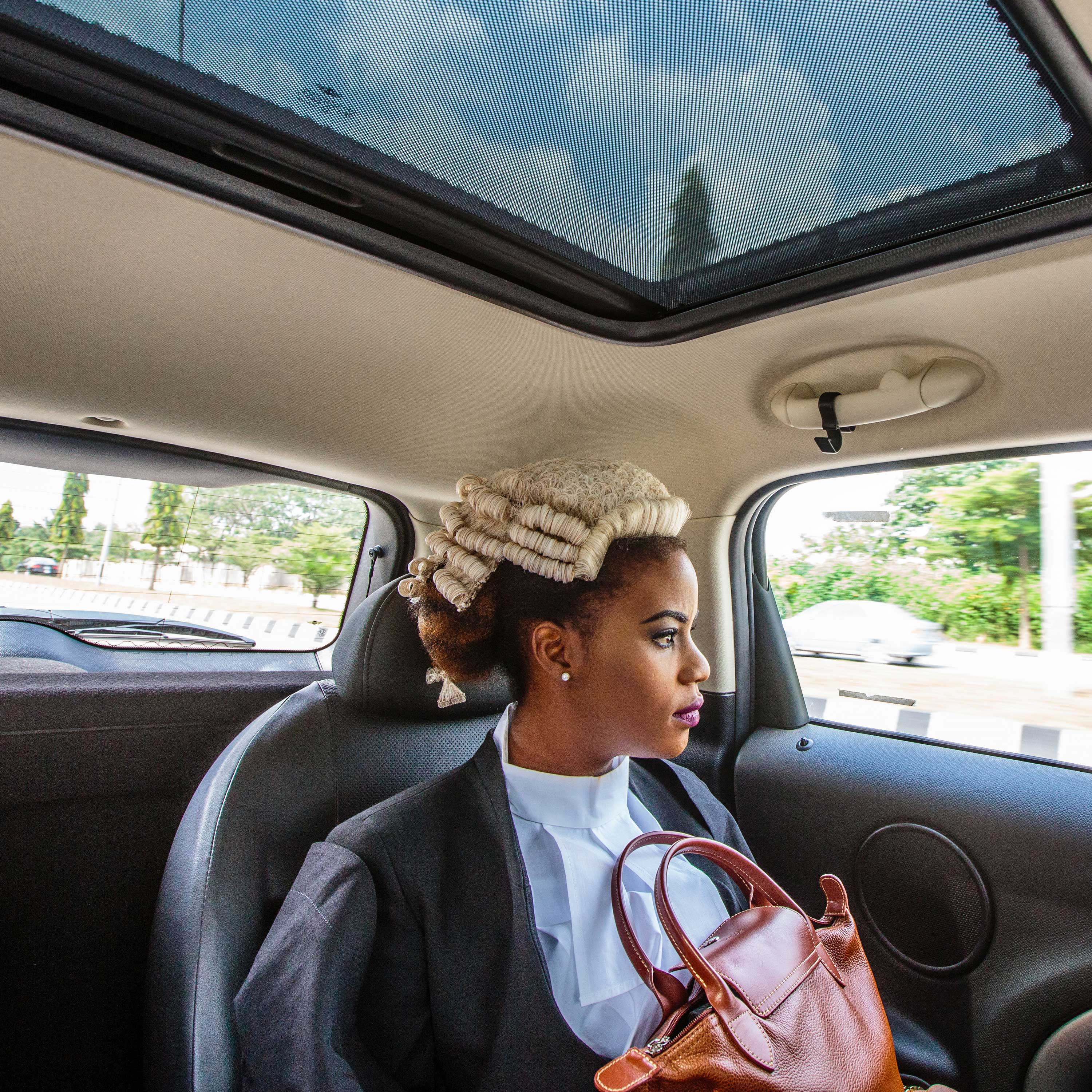 Ginika is on her way to join thousands of Nigerian law graduates called to bar in Abuja, Nigeria. (Tom Saater (@tomsaater))