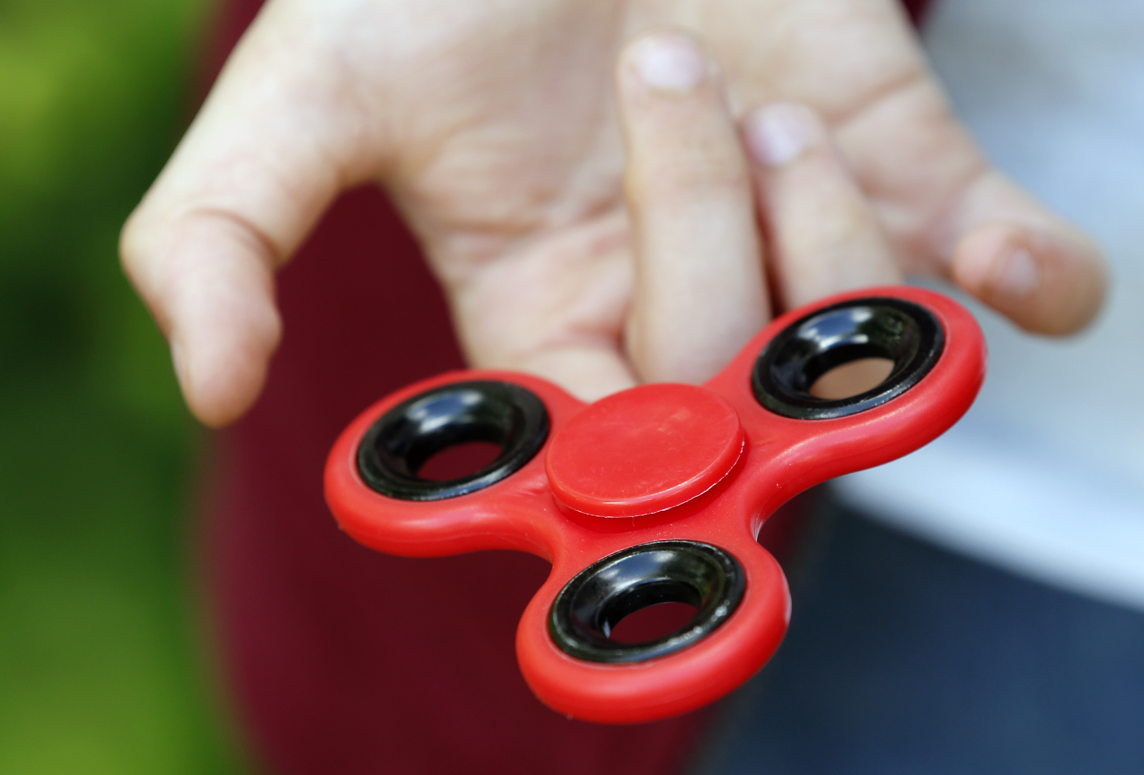 A fidget spinner (Chesnot&mdash;Getty Images)