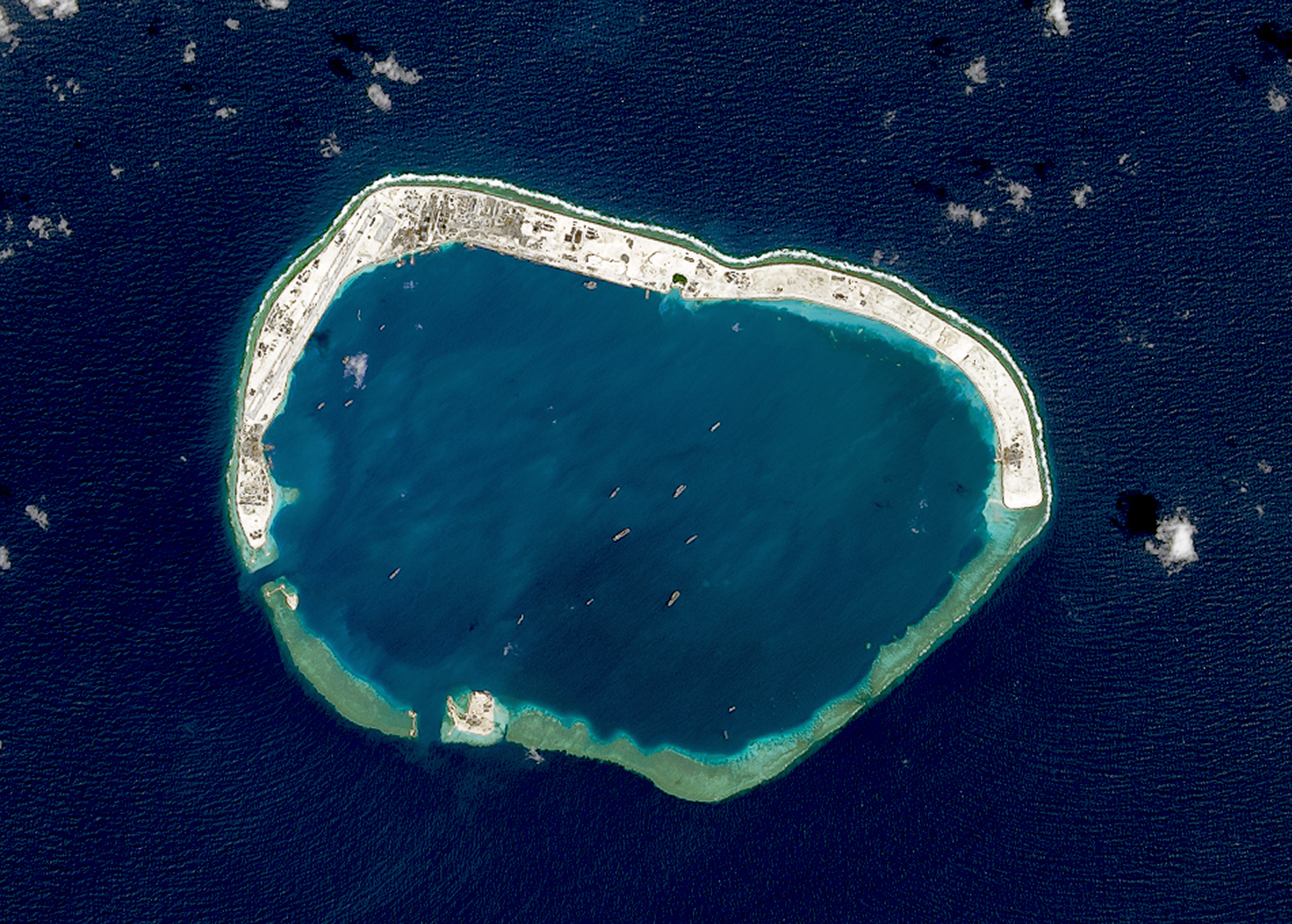 A Satellite View of Mischief Reef