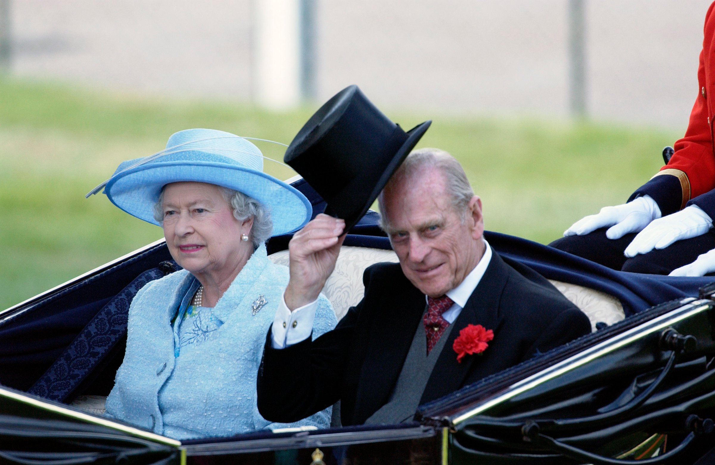 Philip And Queen At Ascot