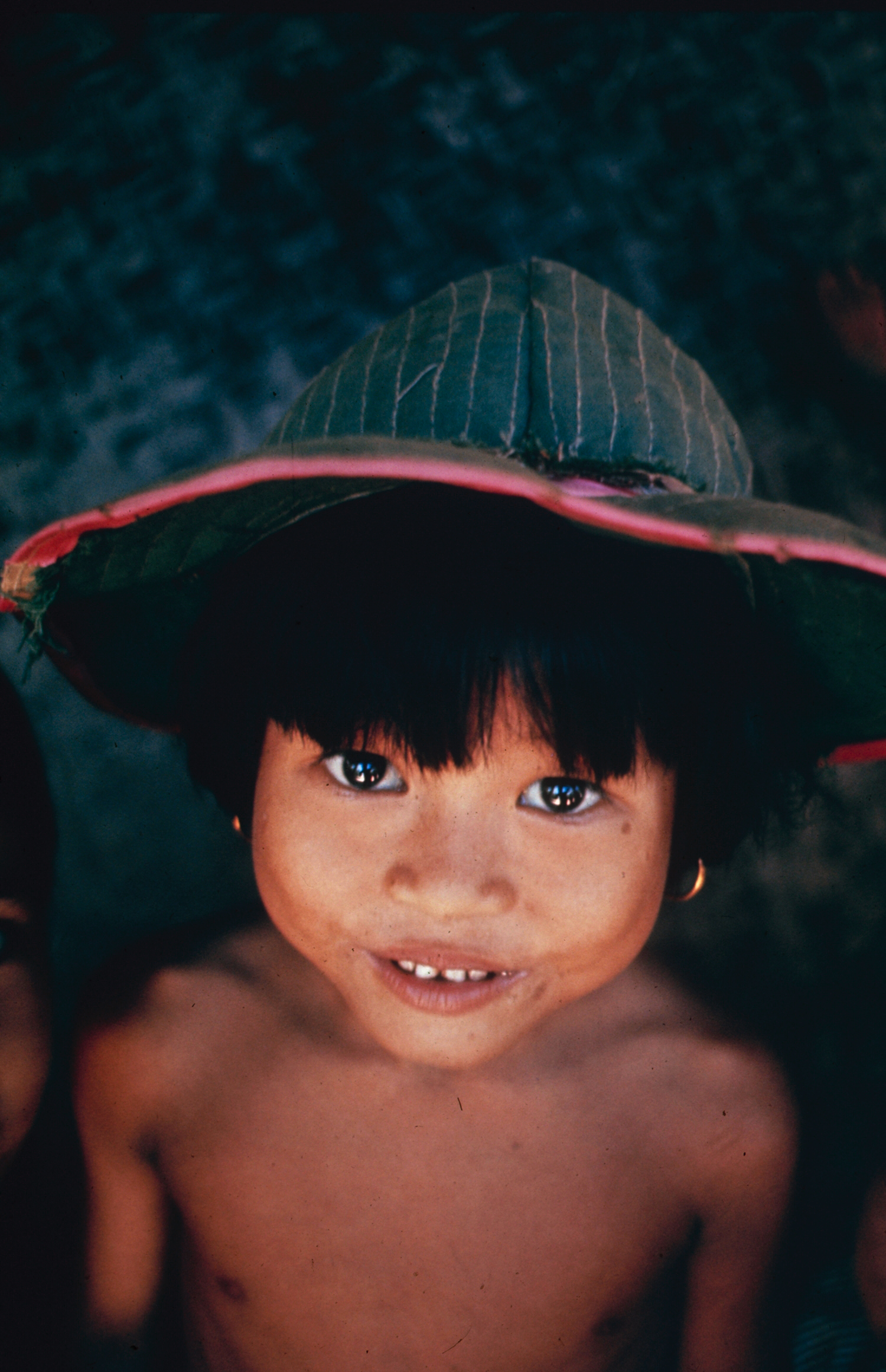 A young child in Vietnam, 1965.