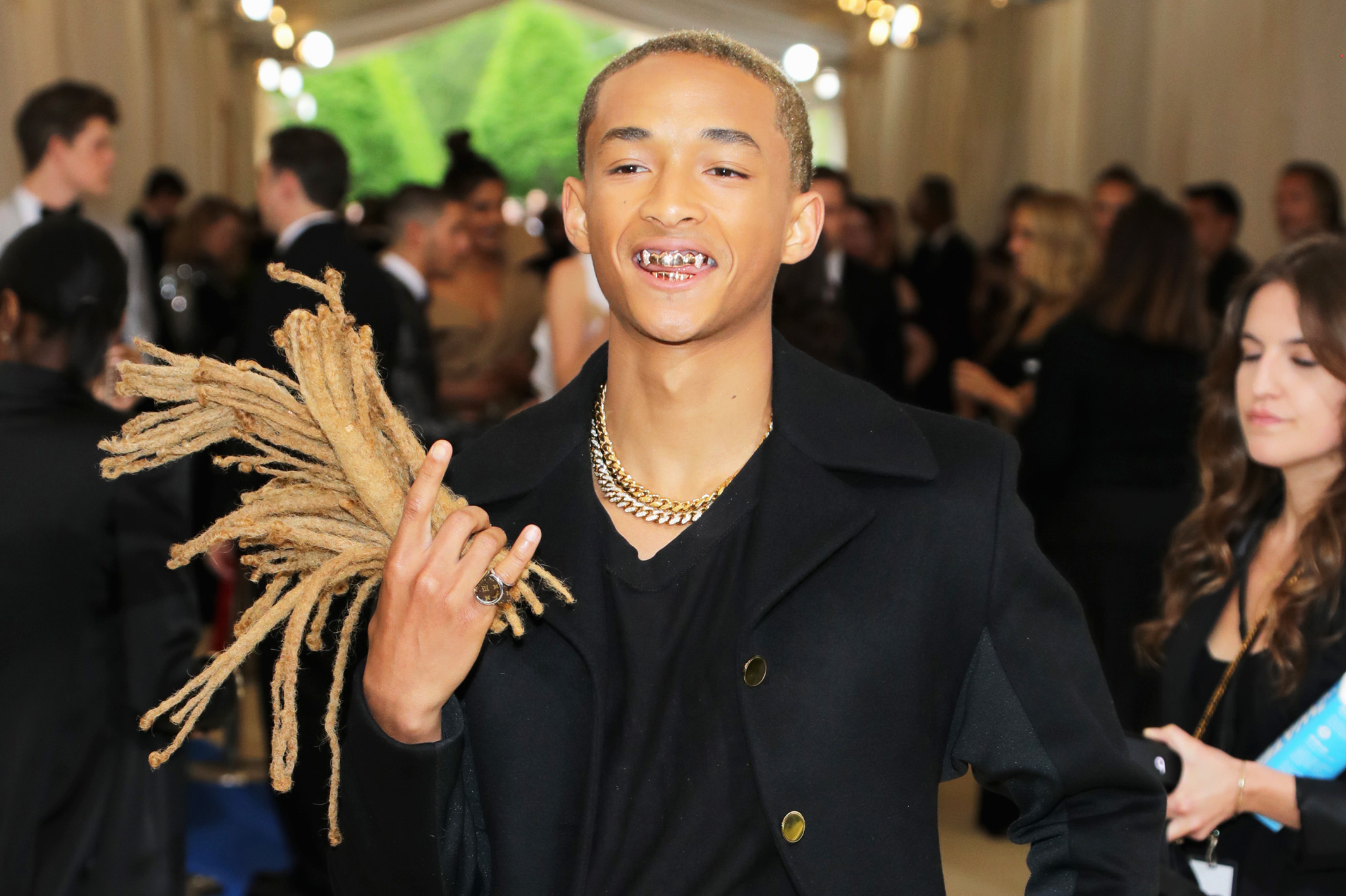 Jaden Smith attends the "Rei Kawakubo/Comme des Garcons: Art Of The In-Between" Costume Institute Gala at Metropolitan Museum of Art in New York City, on May 1, 2017. (Neilson Barnard—Getty Images)
