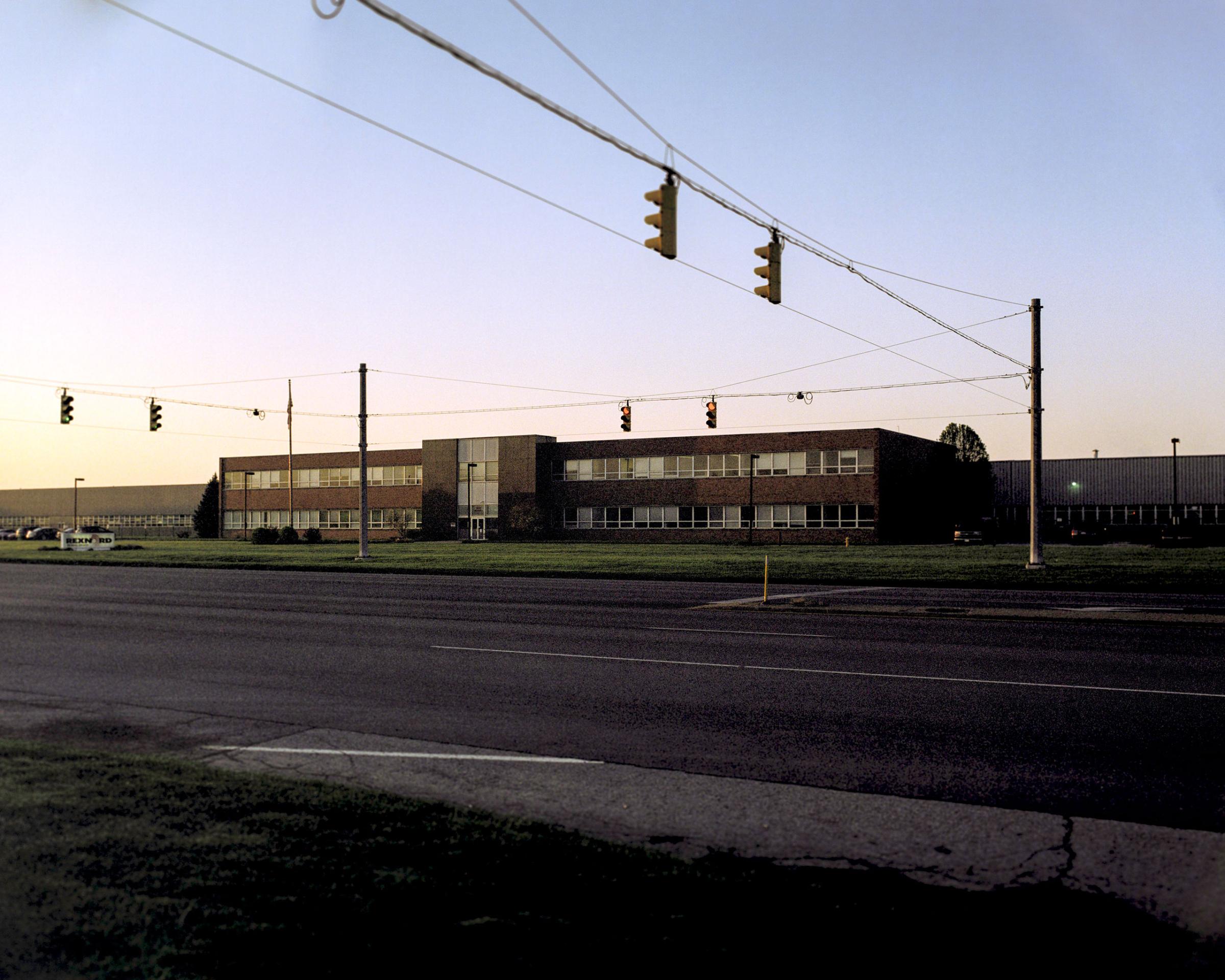 Rexnord Plant at dusk - Indianapolis.JPG