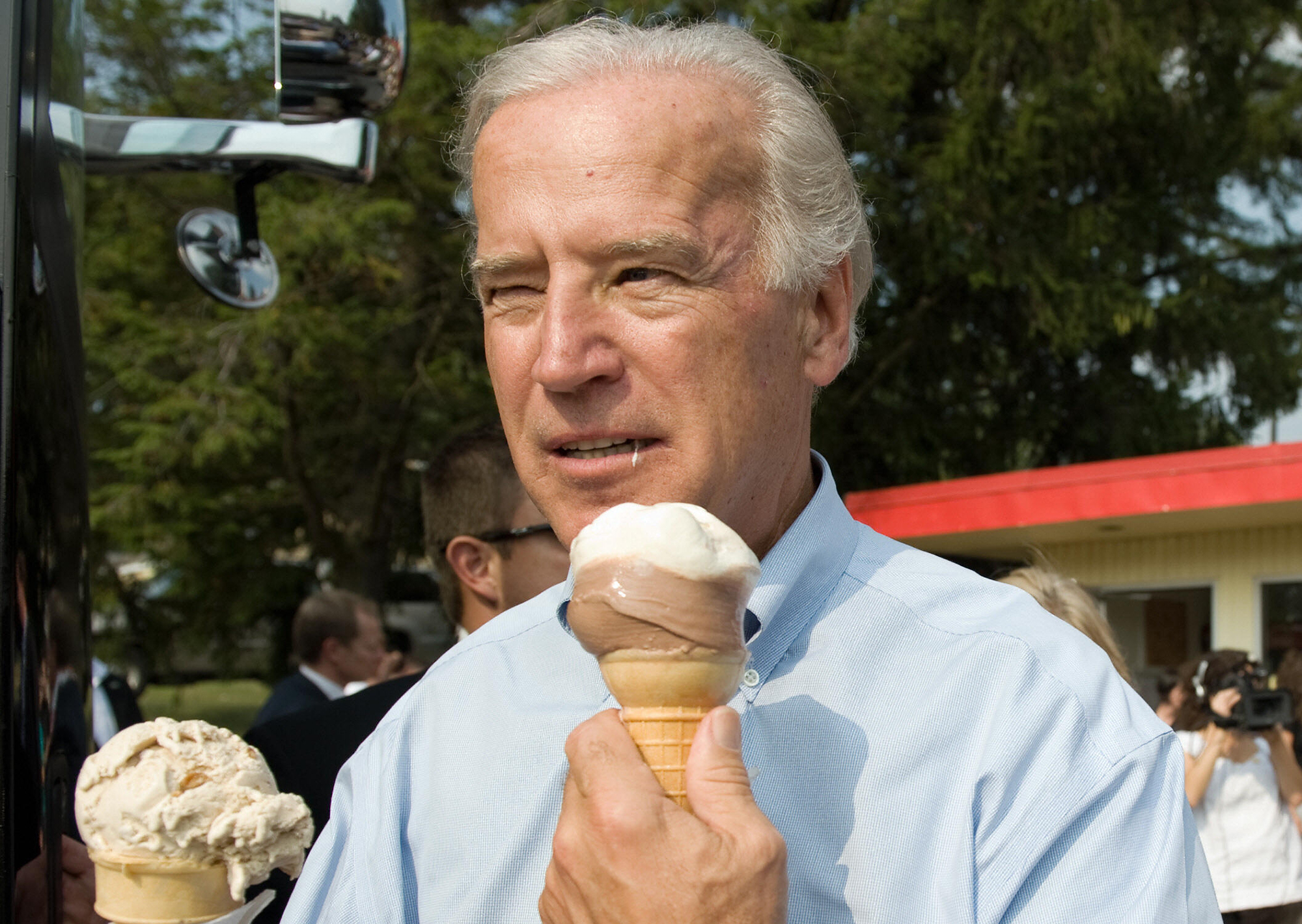 Biden, ice cream, Kevin Jackson