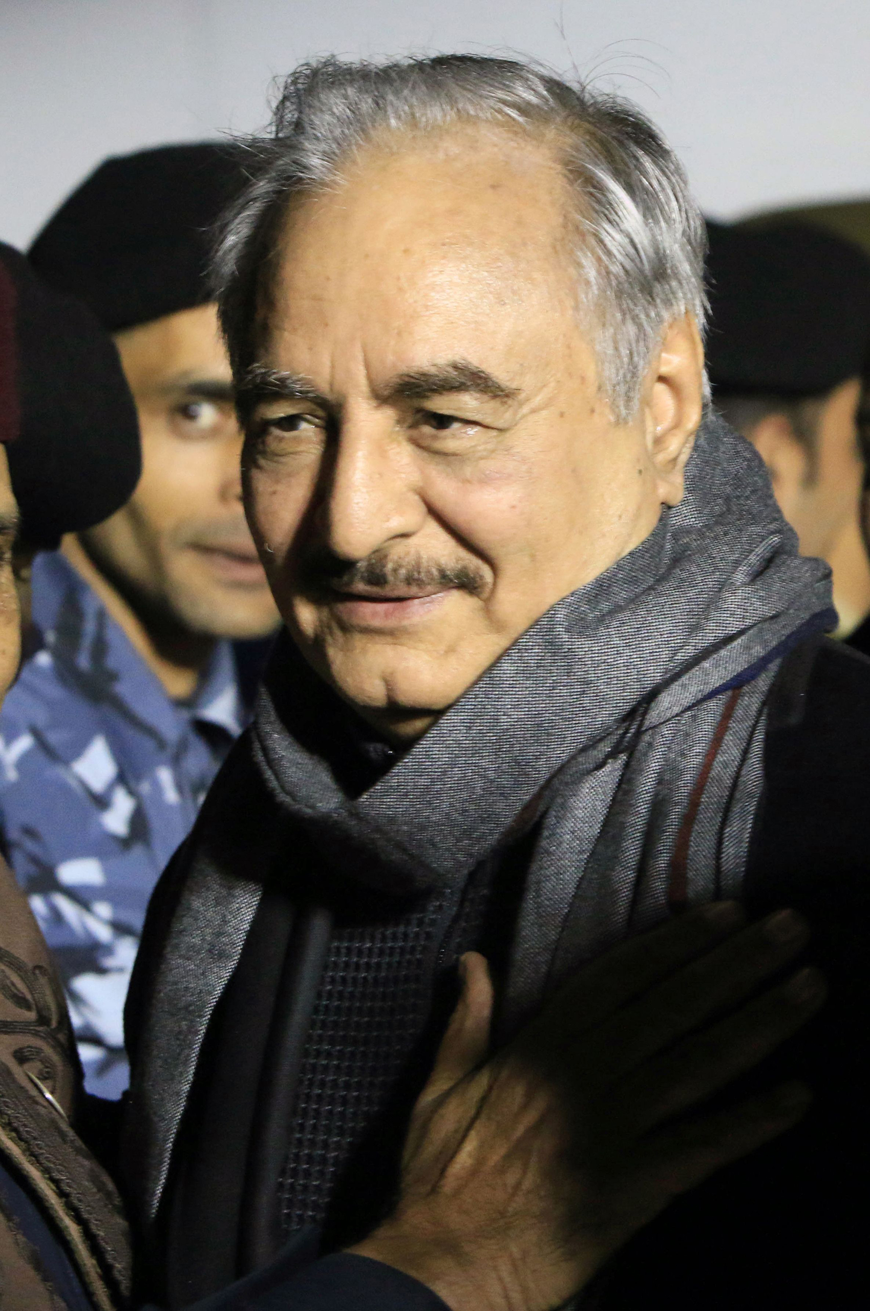 Haftar in December 2016. (Abdullah Doma—AFP)