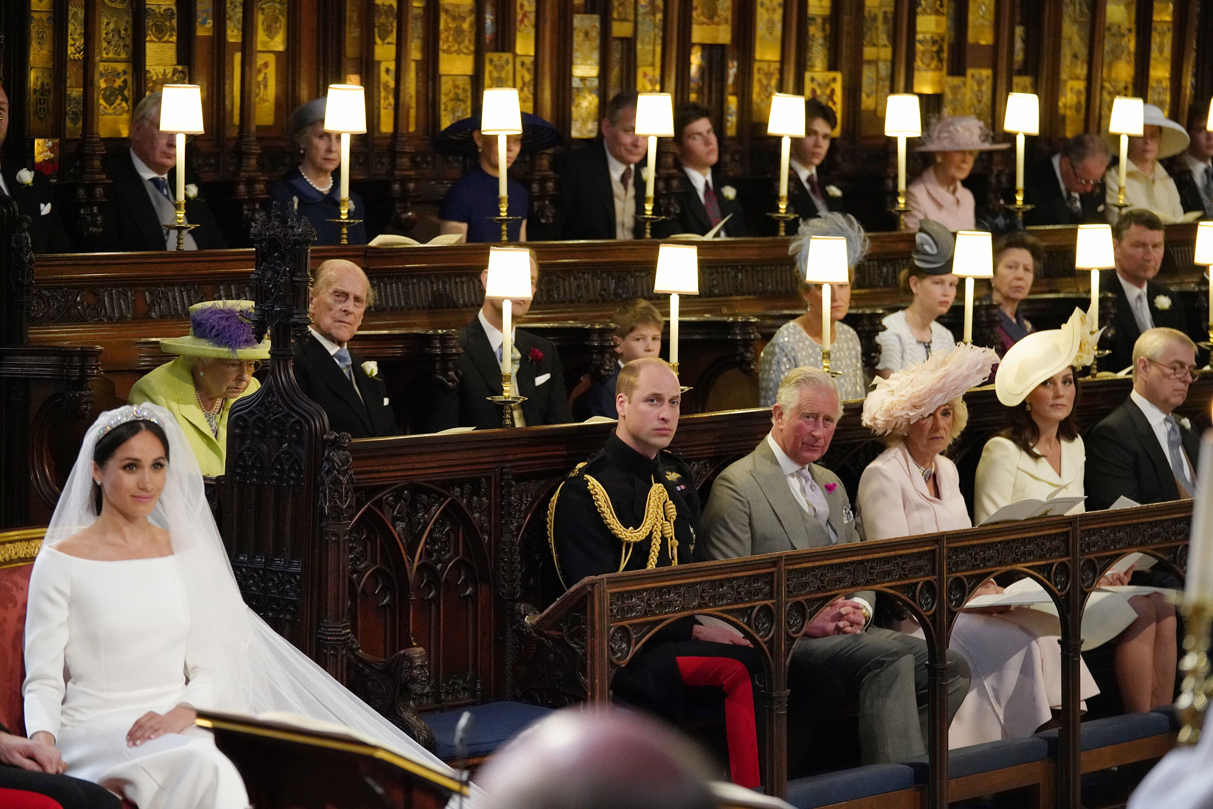 Prince Philip, Duke Edinburgh, attended the wedding of Meghan, Duchess of Sussex and Prince Harry in St George's Chapel, Windsor Castle on May 19, 2018.