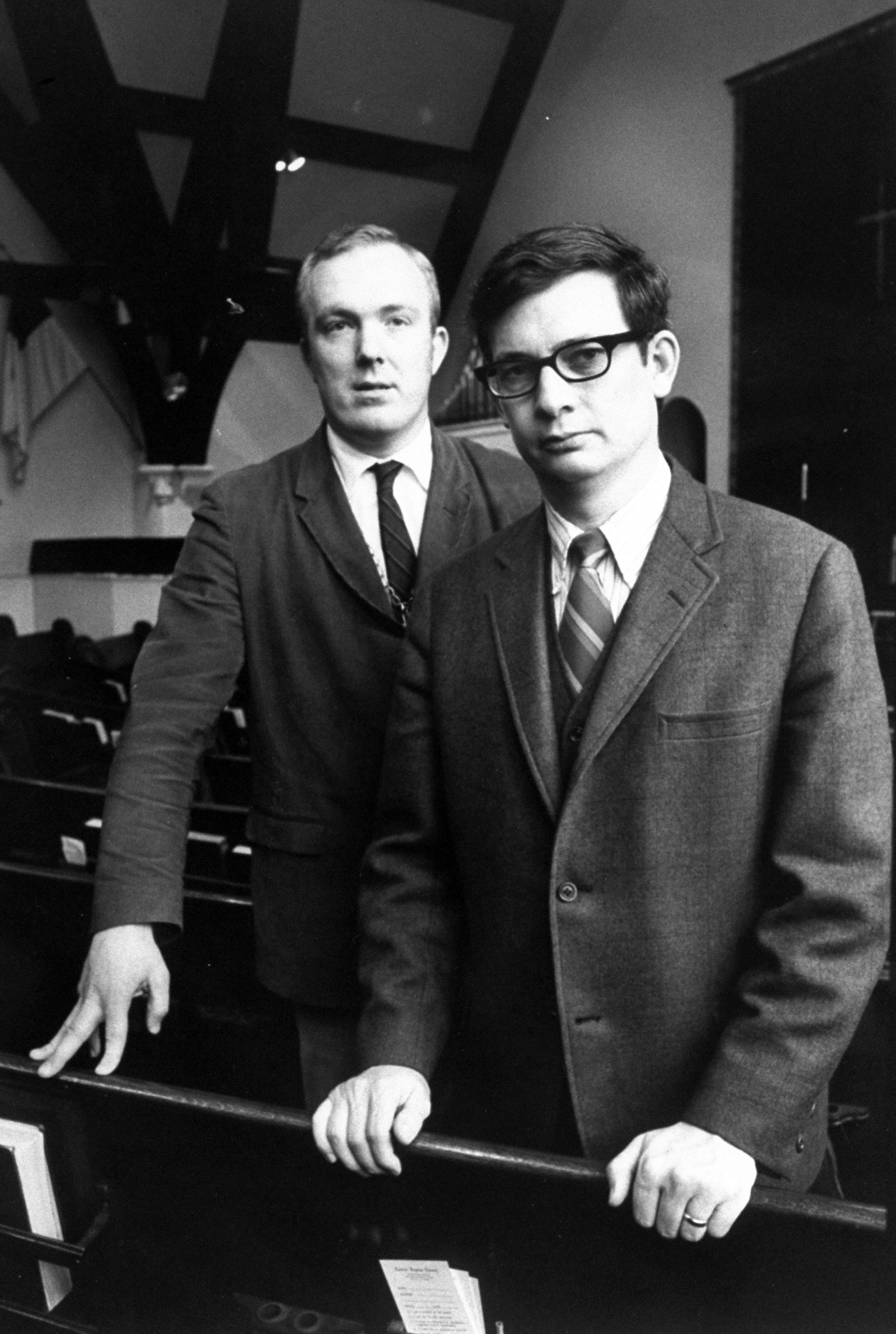 Pennsylvania ministers Allen Hinand and Ronald Lutz are part of Philadelphia's Clergy Consultation Service, which in 1970 advised 40 women a week on both legal (local hospital) and extralegal, out-of-state-abortions. (Alfred Eisenstaedt—The LIFE Picture Collection/Getty Images)