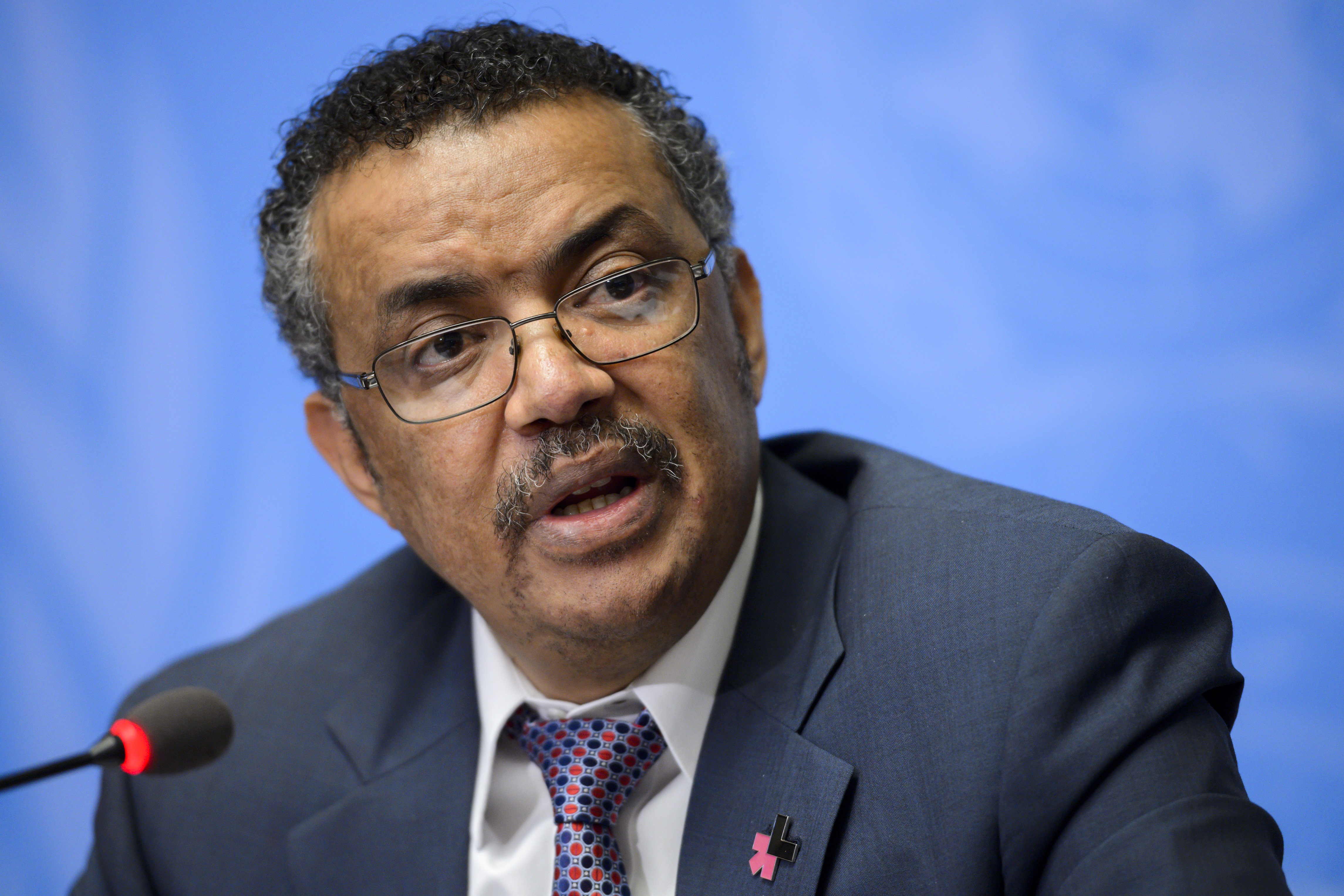 Ethiopian Minister of Foreign Affairs Tedros Adhanom Ghebreyesus attends a press conference launching his candidacy to the post of Director General of the World Health Organization (WHO). Tedros won the election on Tuesday, May 23. (FABRICE COFFRINI—AFP/Getty Images)