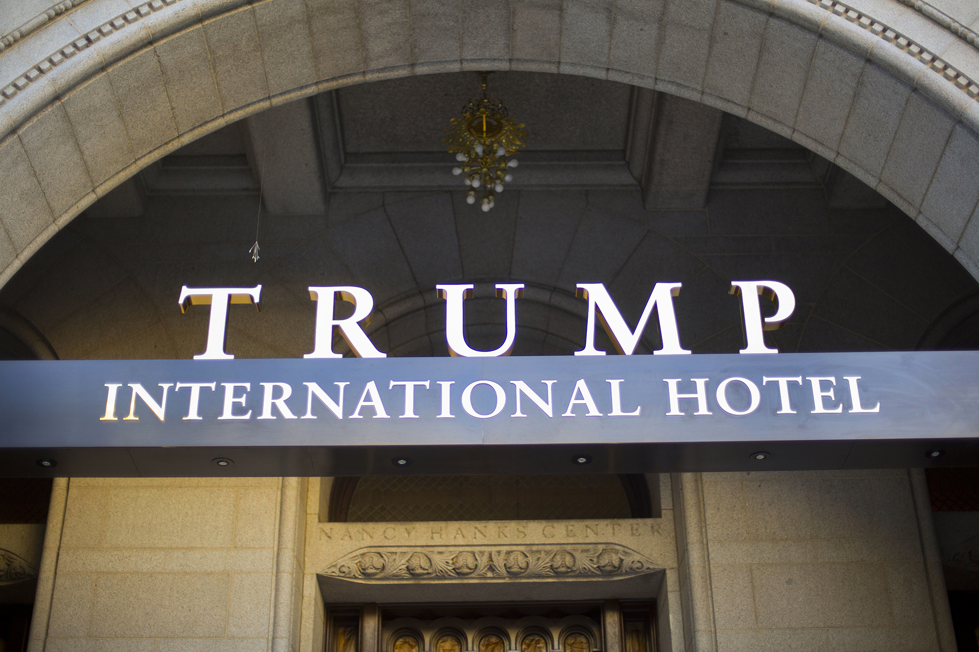 The exterior of the Trump International Hotel in downtown Washington. (AP) (Pablo Martinez Monsivais&mdash;AP)
