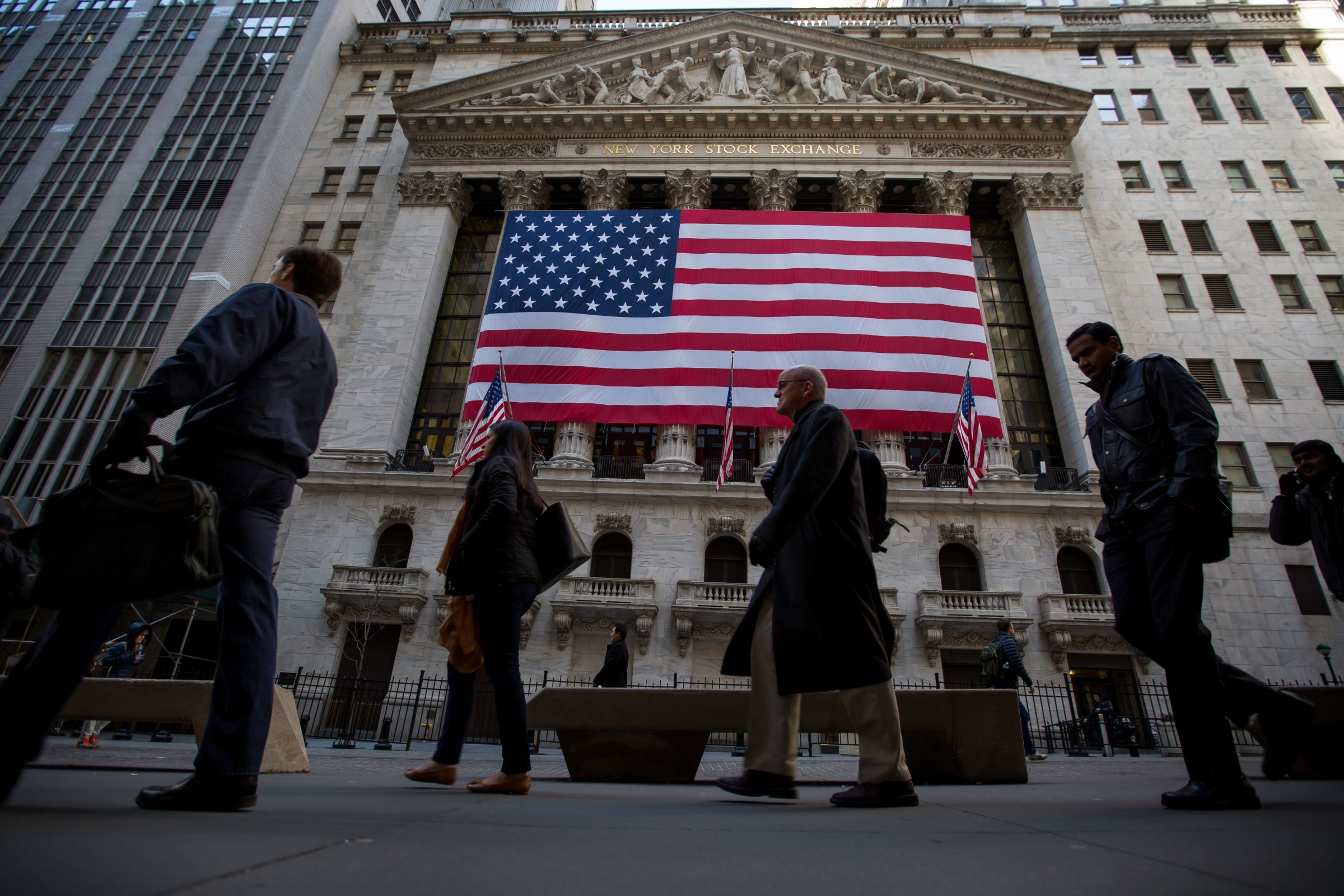 Trading On The Floor Of The NYSE As U.S. Stocks Rise With Dollar Amid Commodities Climb