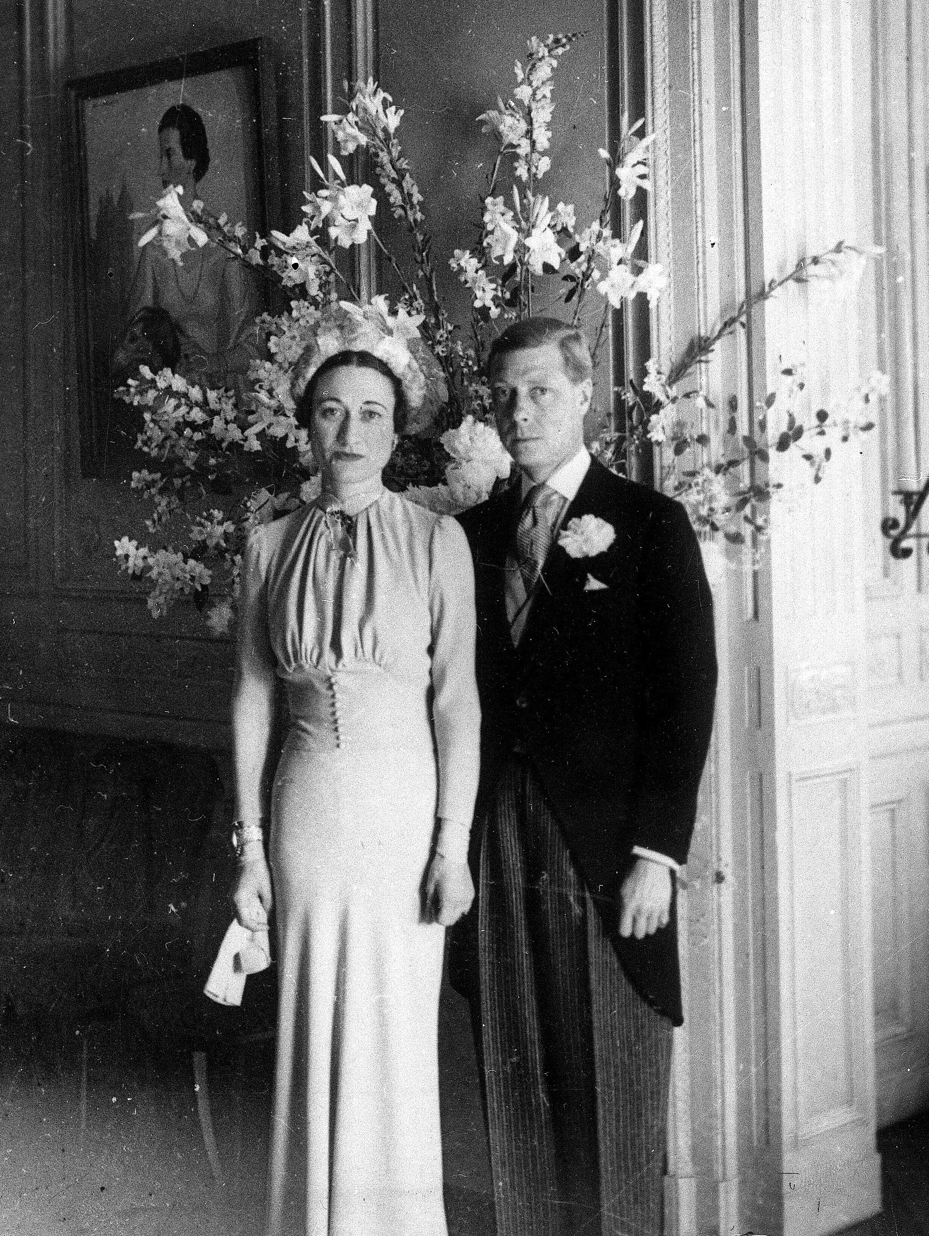 Wallis Simpson and Duke of Windsor wedding.