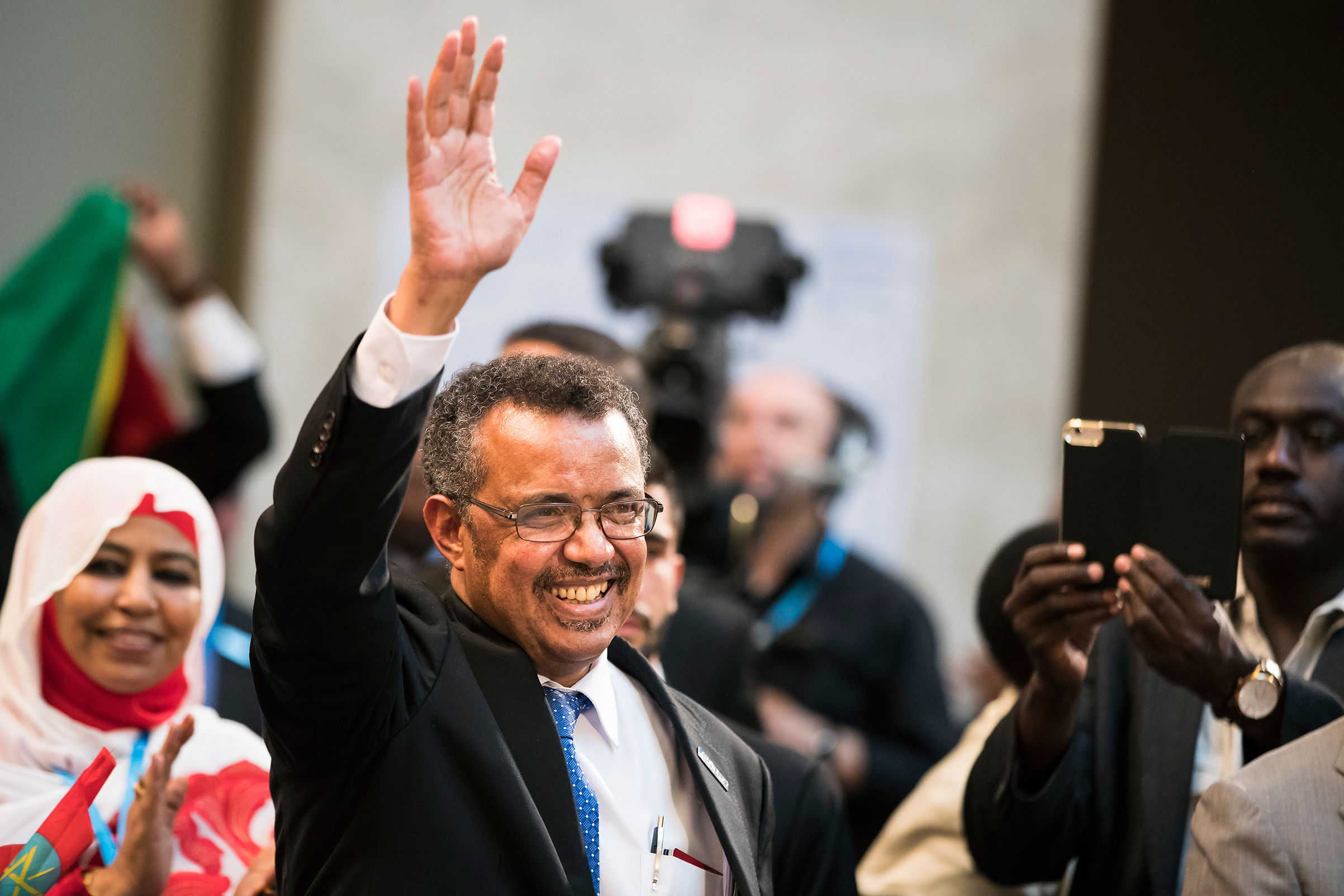 Tedros Adhanom Ghebreyesus is the first native African to lead the WHO (Valentin Flauraud— EPA)