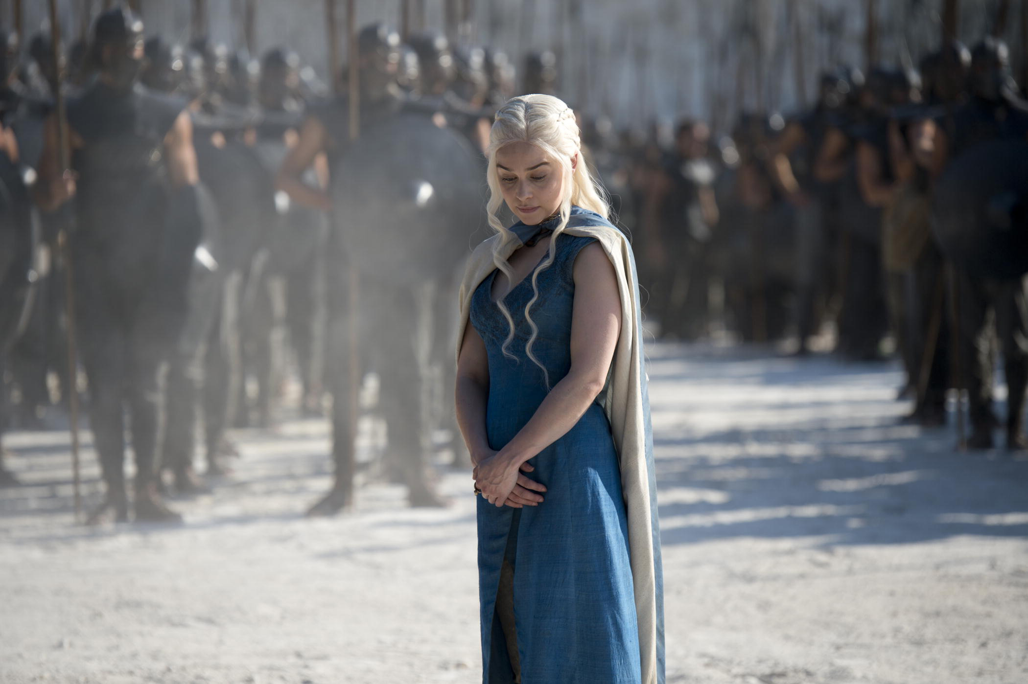 Daenerys Tagaryen in Season 3 of Game of Thrones (HBO)
