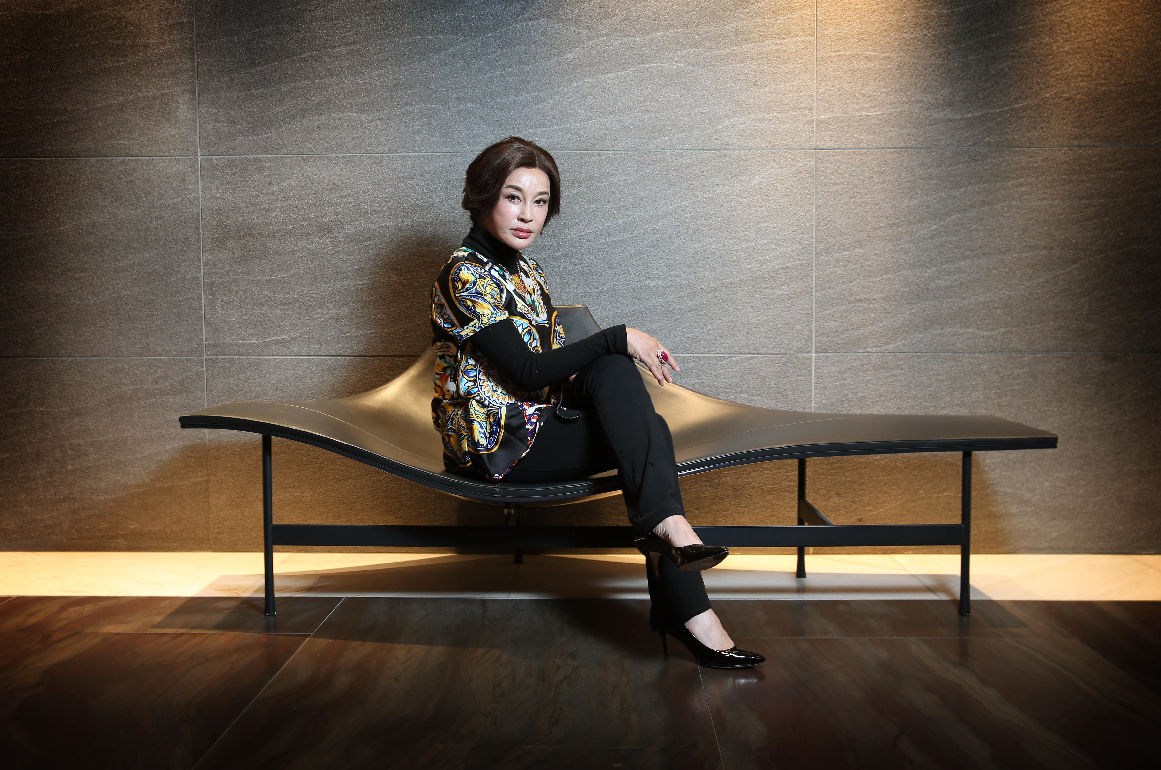 Chinese actress and businesswoman Liu Xiaoqing poses during a photo shoot at the Darling Hotel in Sydney, Australia, on July 17, 2015. (Richard Dobson/Newspix—Getty Images)