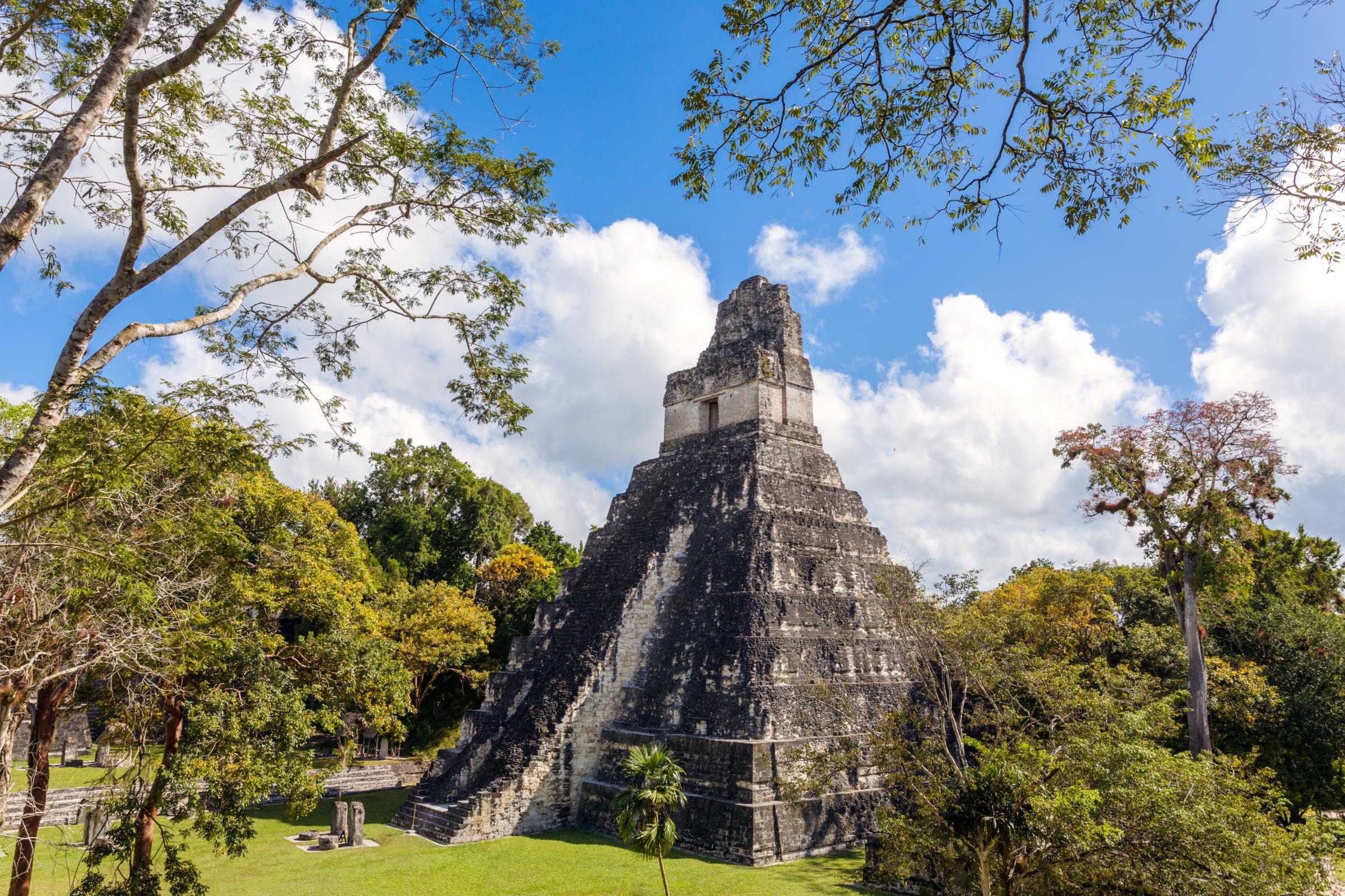 Mayan ruins of Tikal, Temple I, Guatemala