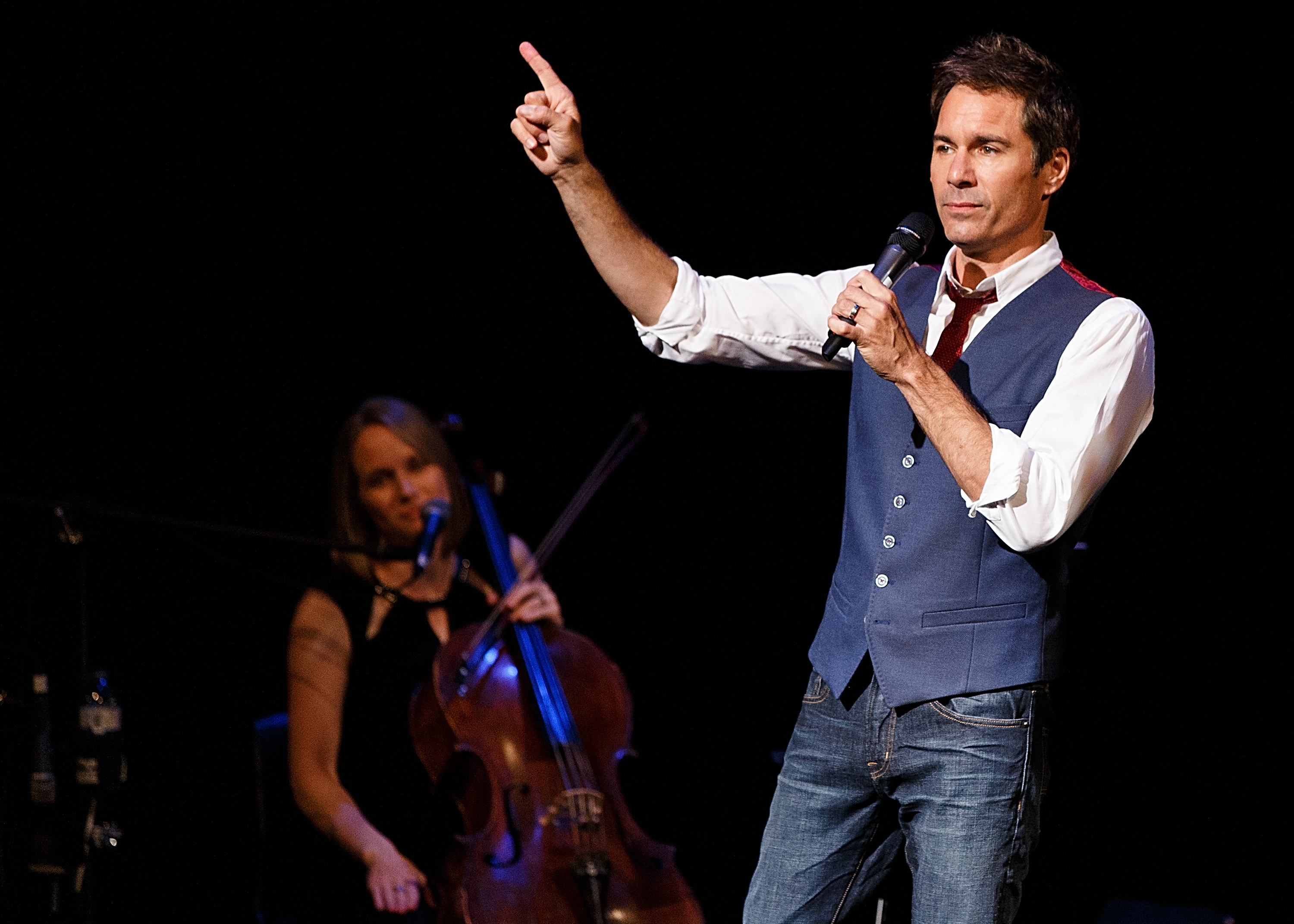 Actor Eric McCormack performs onstage during 'An Evening With Eric McCormack In Support Of Prostate Cancer Canada' at Stanley Industrial Alliance Stage on August 5, 2016 in Vancouver, Canada. (Andrew Chin&mdash;Getty Images)