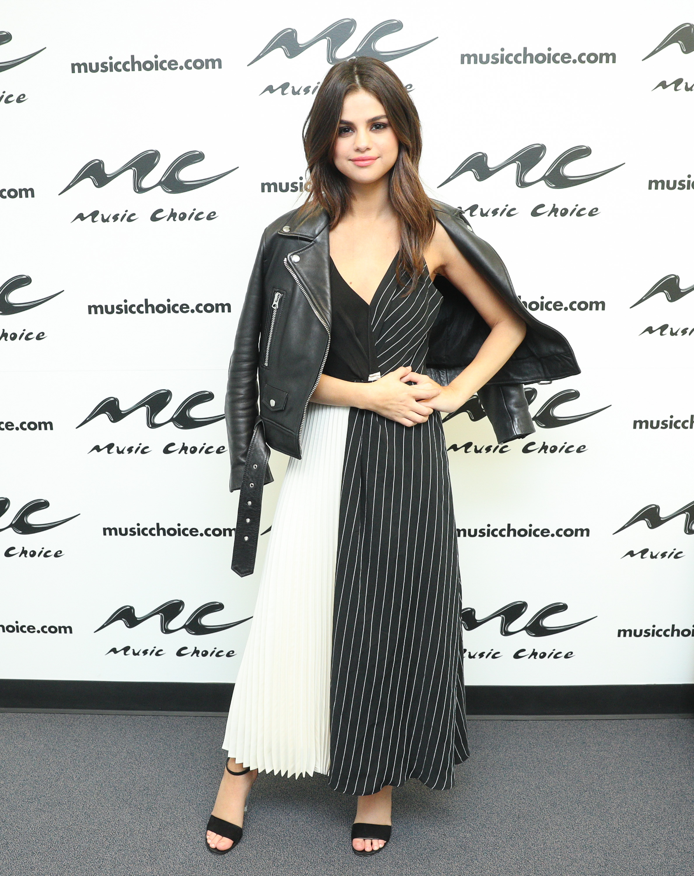 Selena Gomez Visits Music Choice