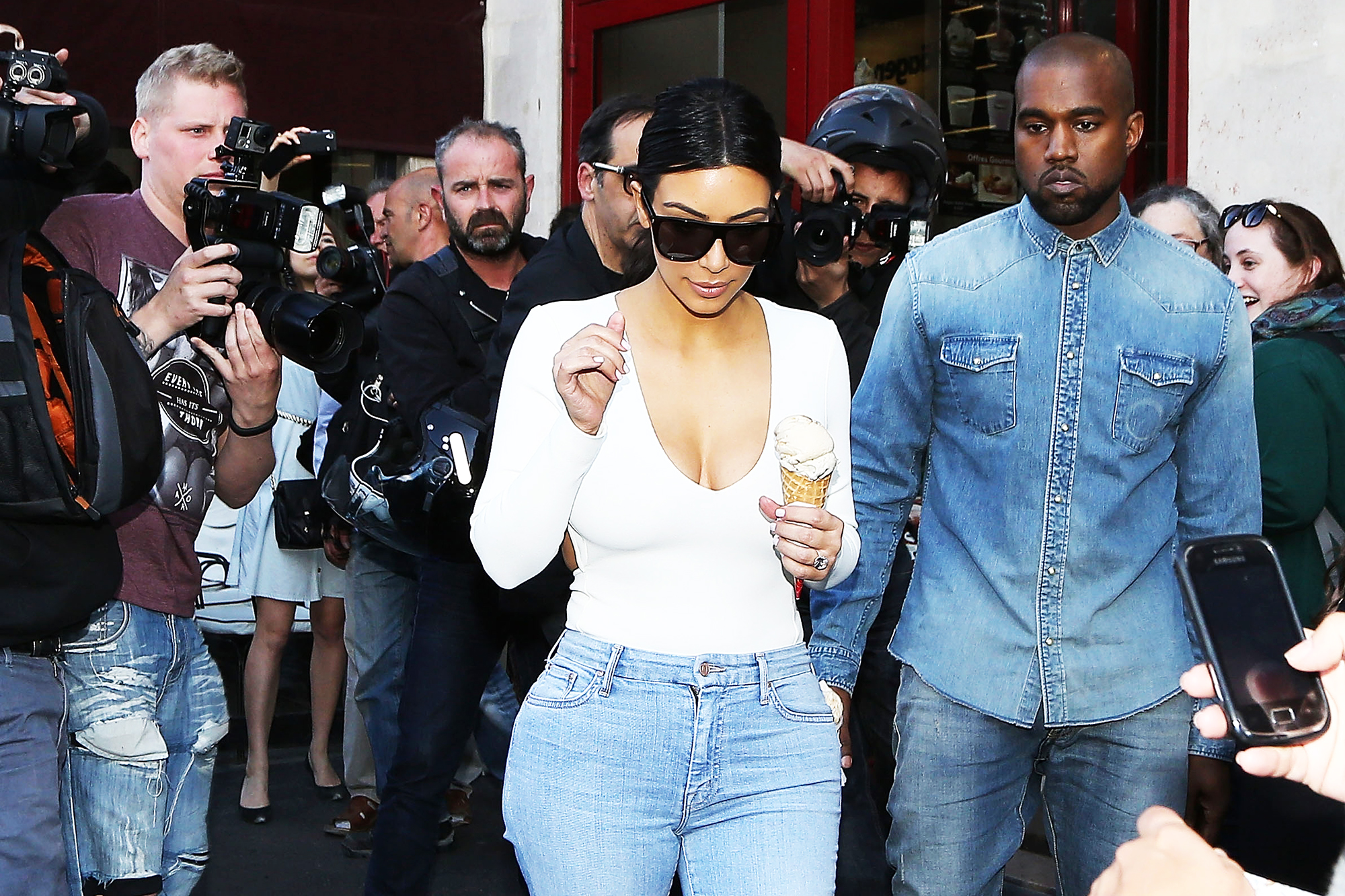 Kim Kardashian Sighting In Paris