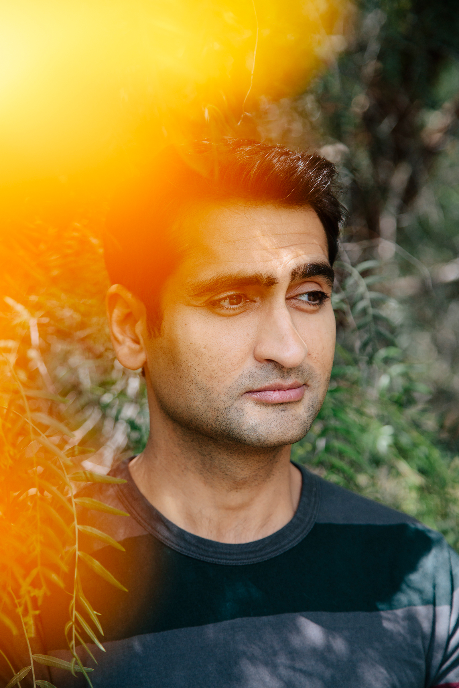 Kumail Nanjiani photographed in Griffith Park in Los Angeles, April 17, 2017. (Brinson+Banks—The New York Times/Redux)