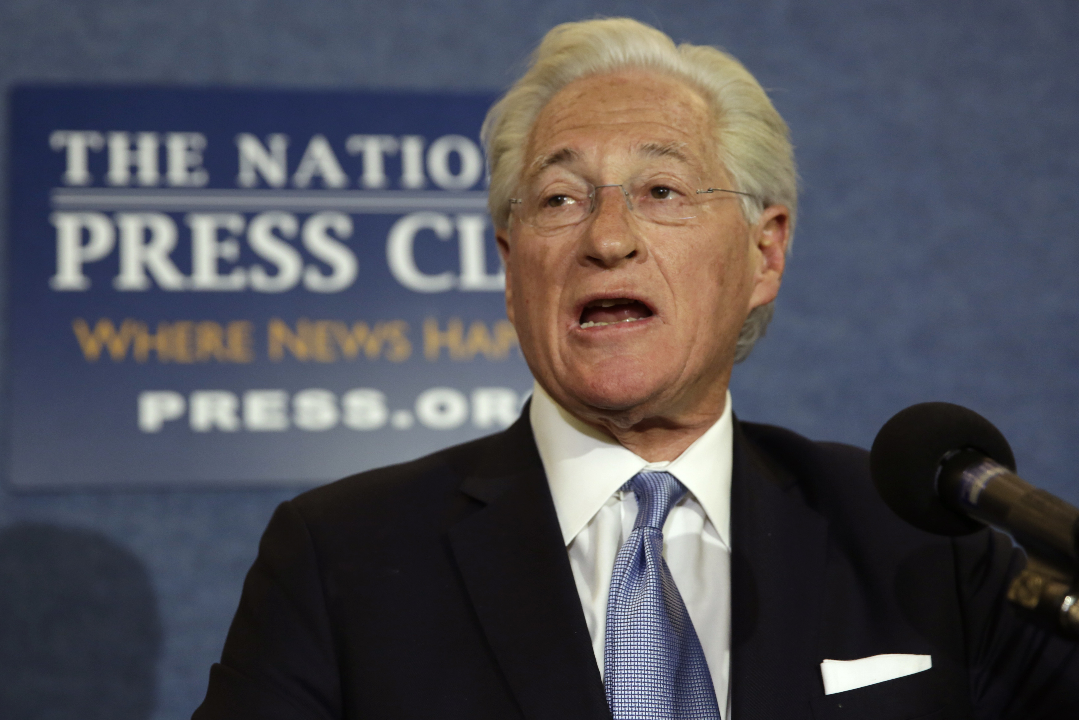 U.S. President Donald Trump's personal attorney, Marc Kasowitz, speaks to the news media after the congressional testimony of former FBI Director James Comey, at the National Press Club in Washington, U.S. June 8, 2017. (Yuri Gripas&mdash;REUTERS)