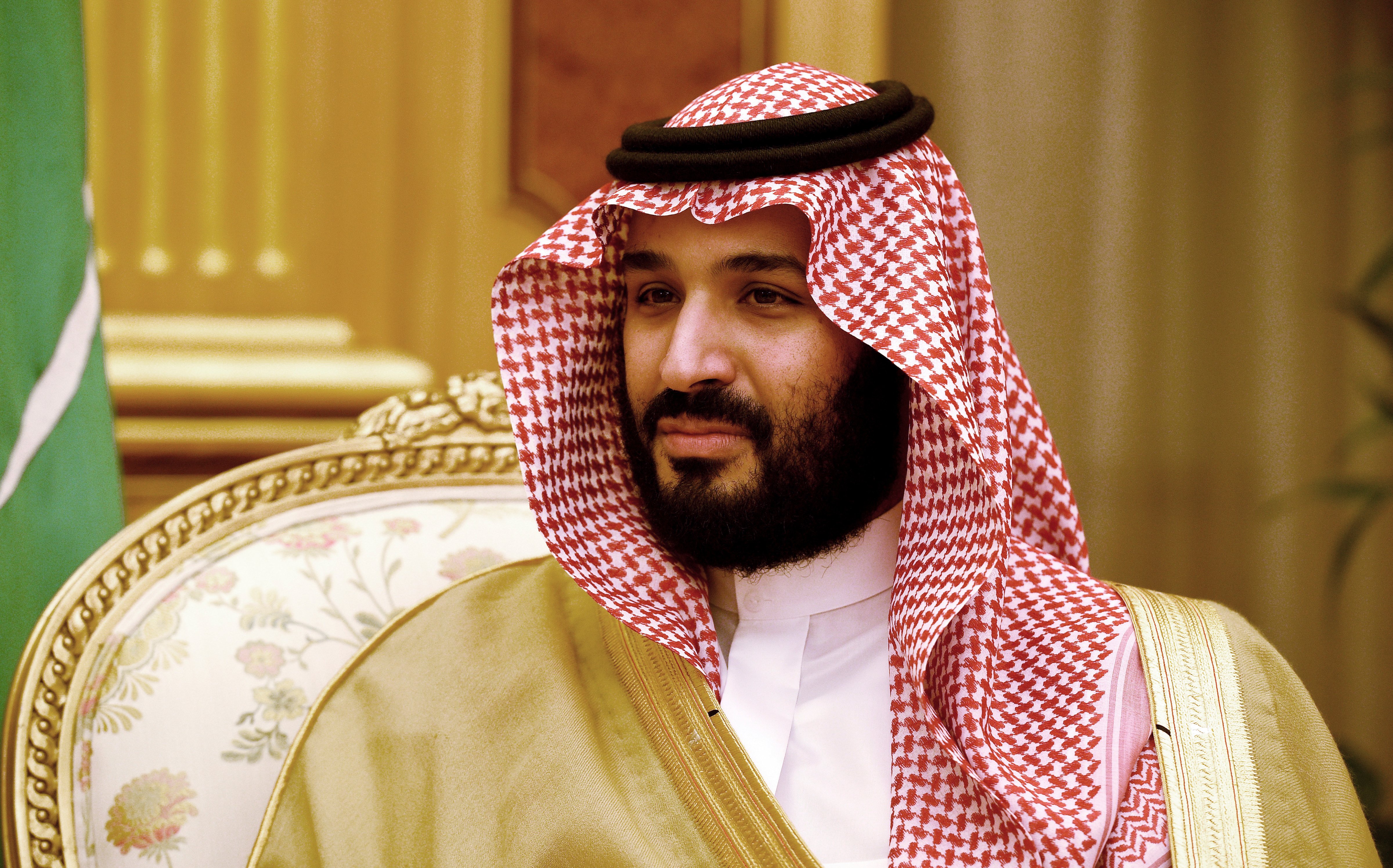 Mohammed bin Salman al-Saud is pictured at the Divan Palace in'Riyadh, Saudi Arabia, Dec. 8, 2016. (Rainer Jensen—picture-alliance/dpa/AP)