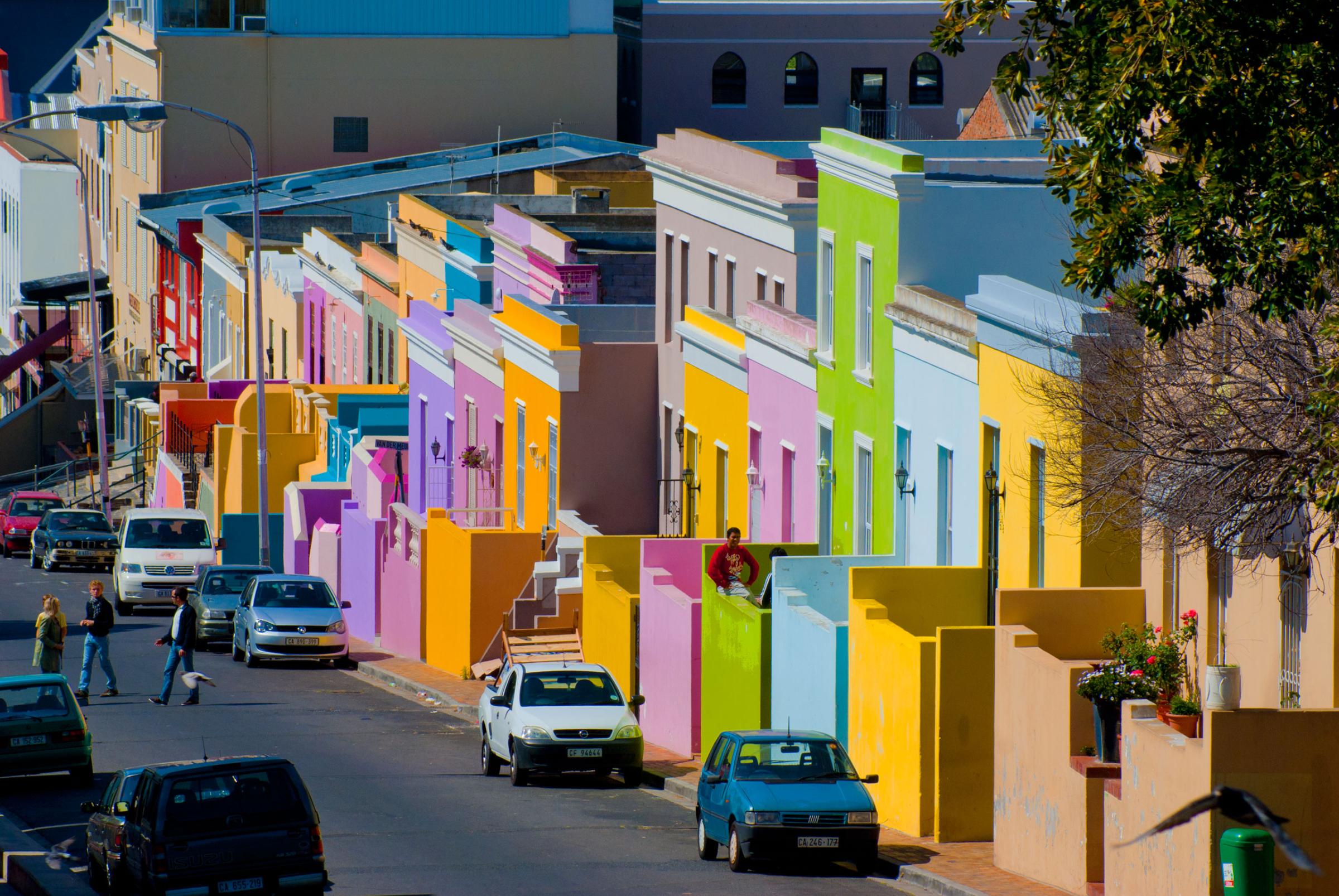 Houses in Bo Kaap, Cape Town.