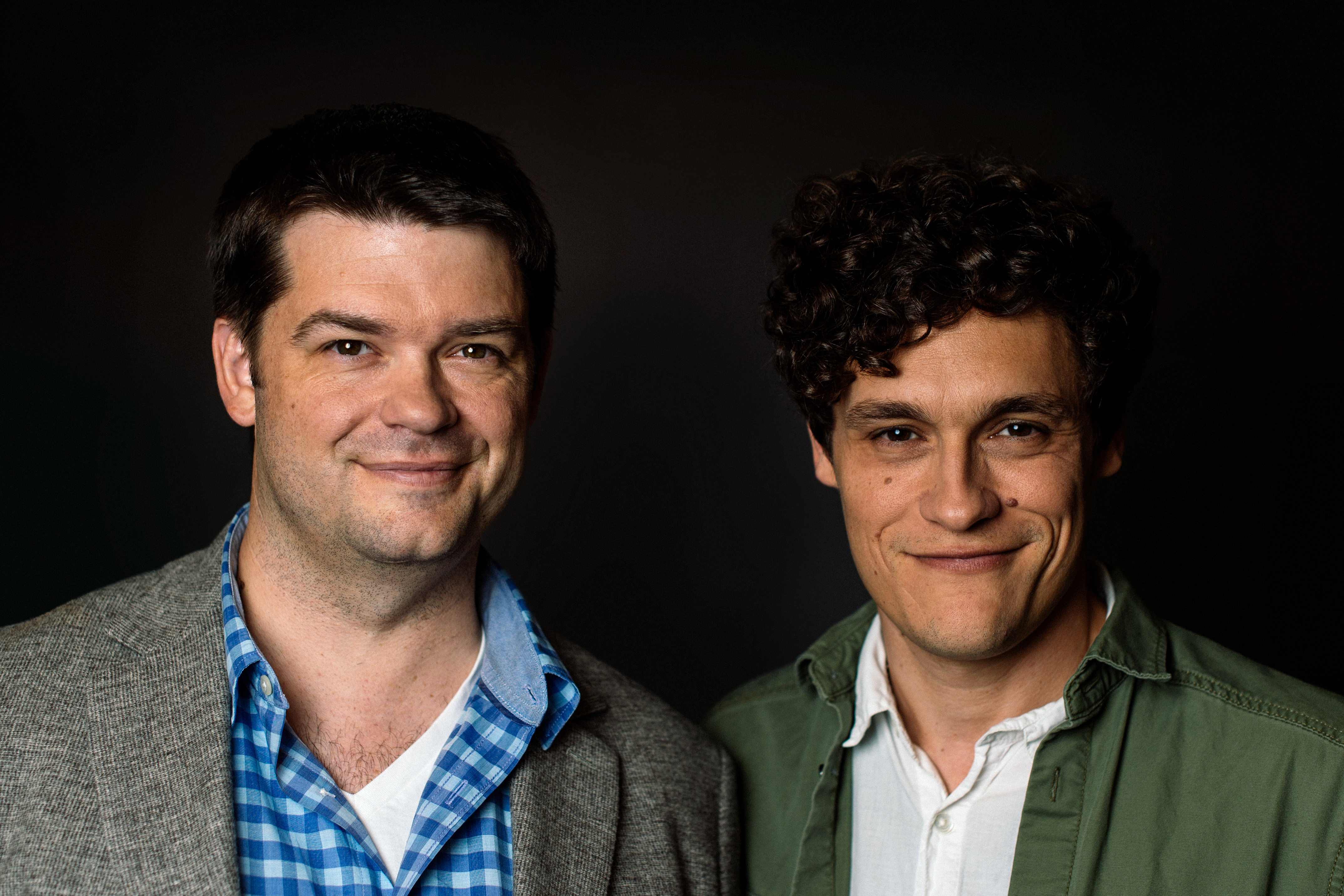 Chris Miller and Phil Lord pose for a portrait during the Star Wars Convention 2016 on July 15, 2016 in London, England. (Ben Pruchnie&mdash;Getty Images)