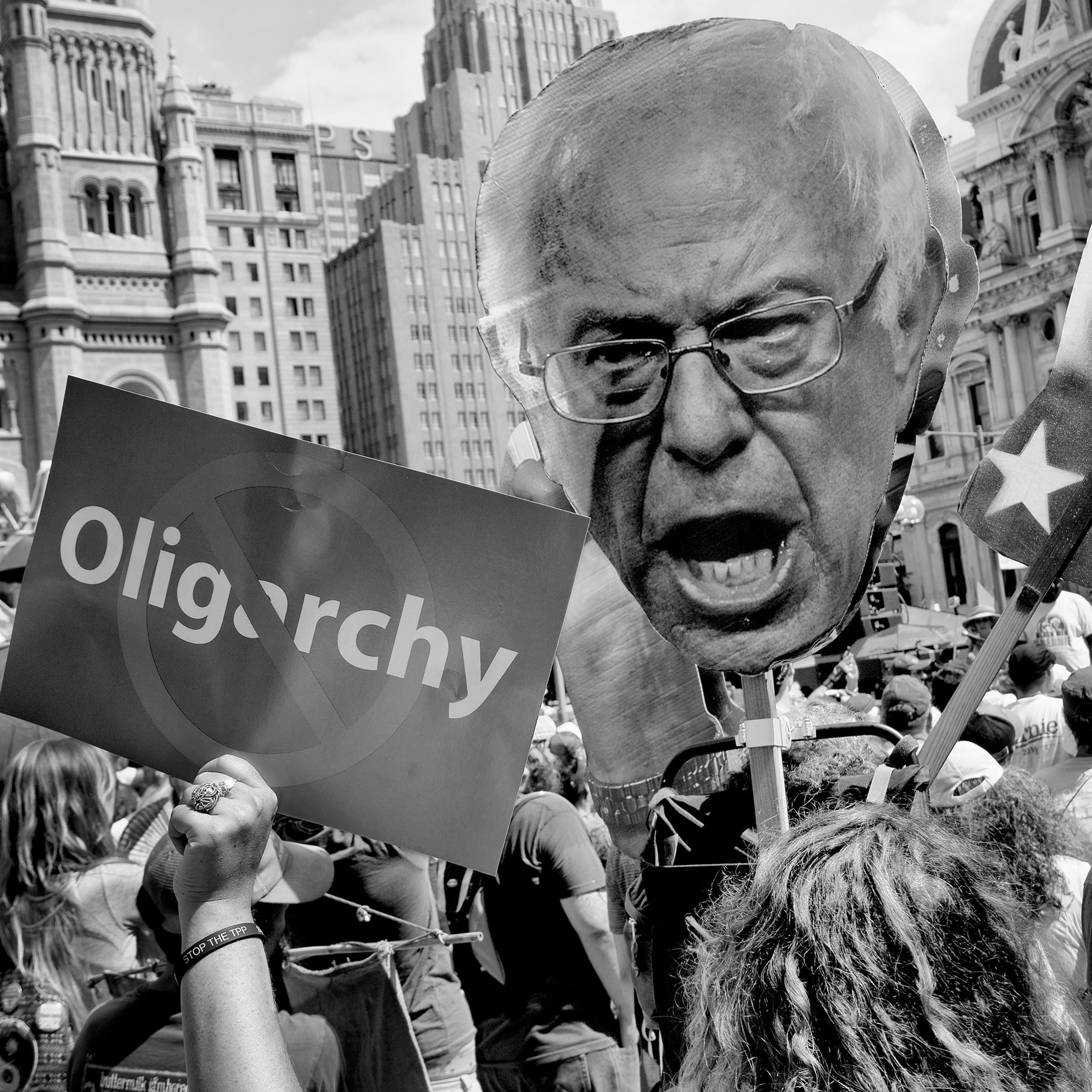 protest-Philadelphia-Pennsylvania-Bernie-Sanders-supporters-protest-Democratic-National-Convention-matt-black-magnum