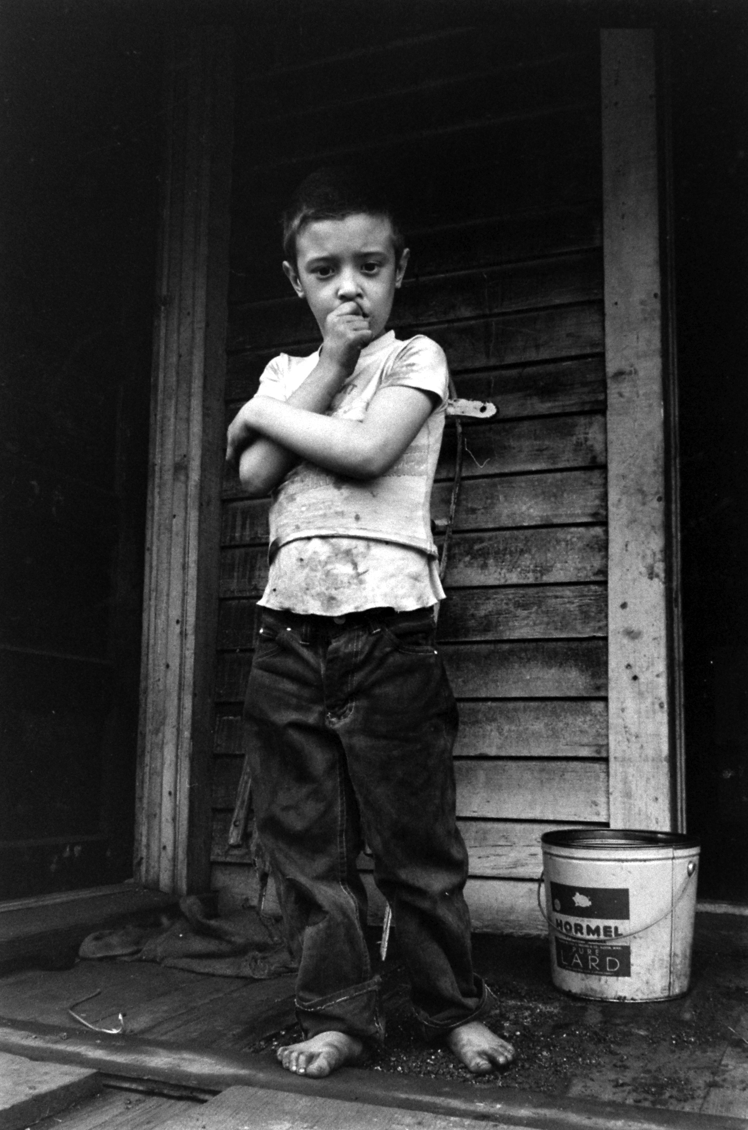 Poverty in mining towns in Kentucky and West Virgina in 1959.
