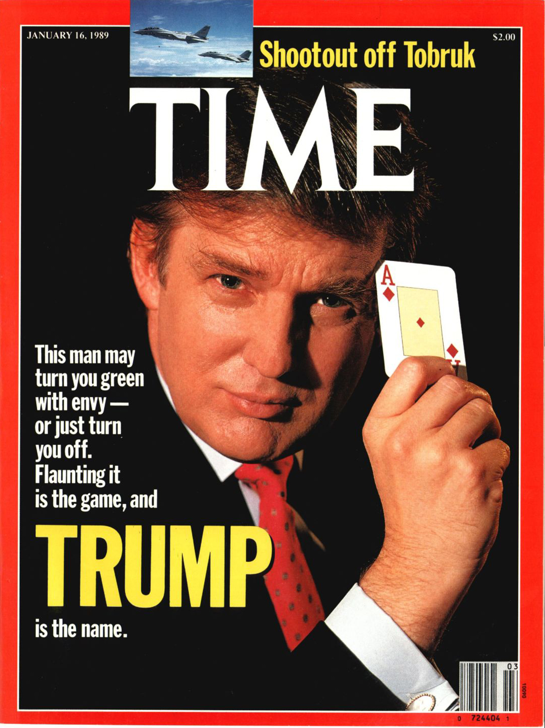 First TIME cover of Donald Trump from Jan. 16, 1989