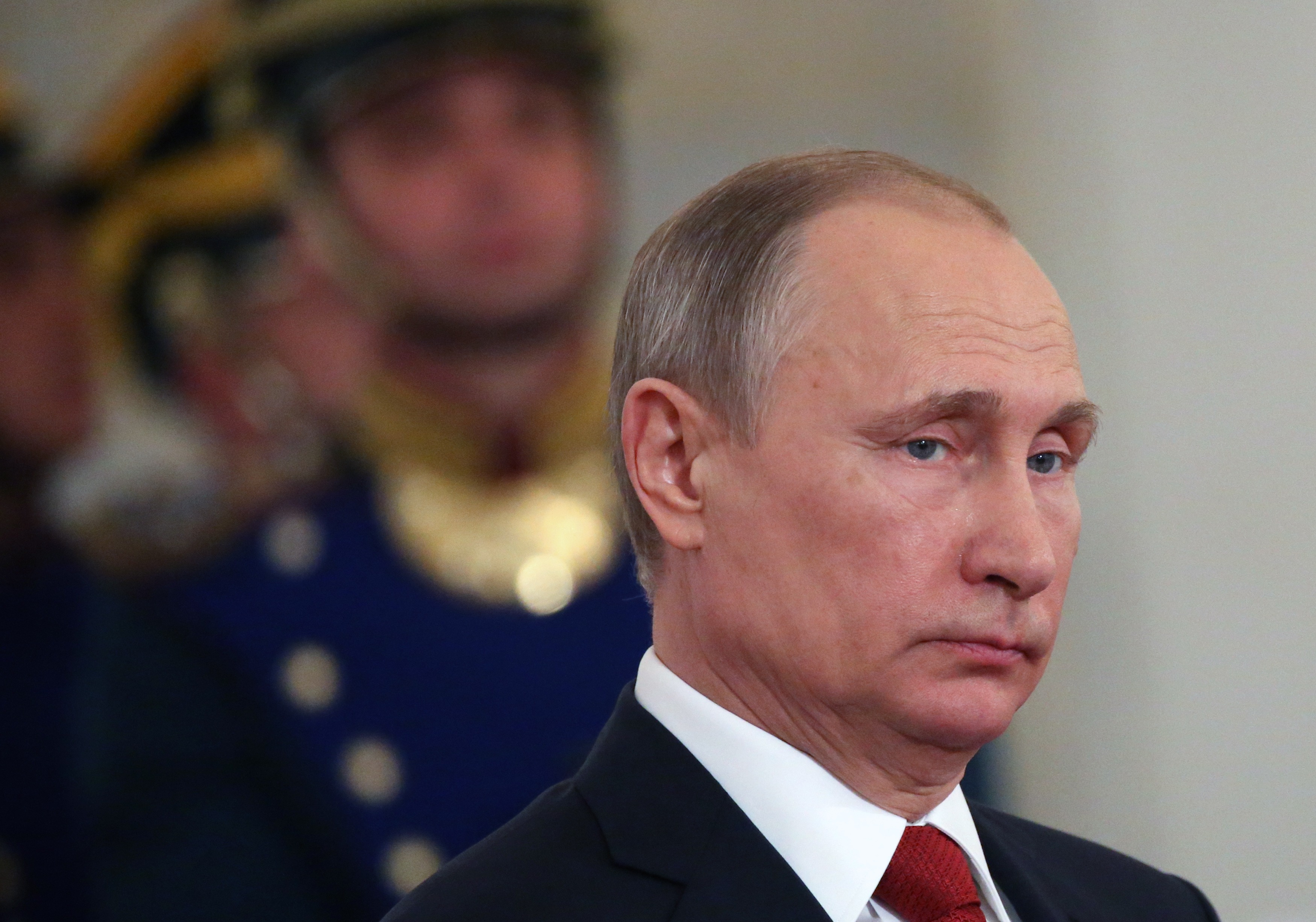 Russian President Vladimir Putin attends the State Awards Ceremony at the Kremlin