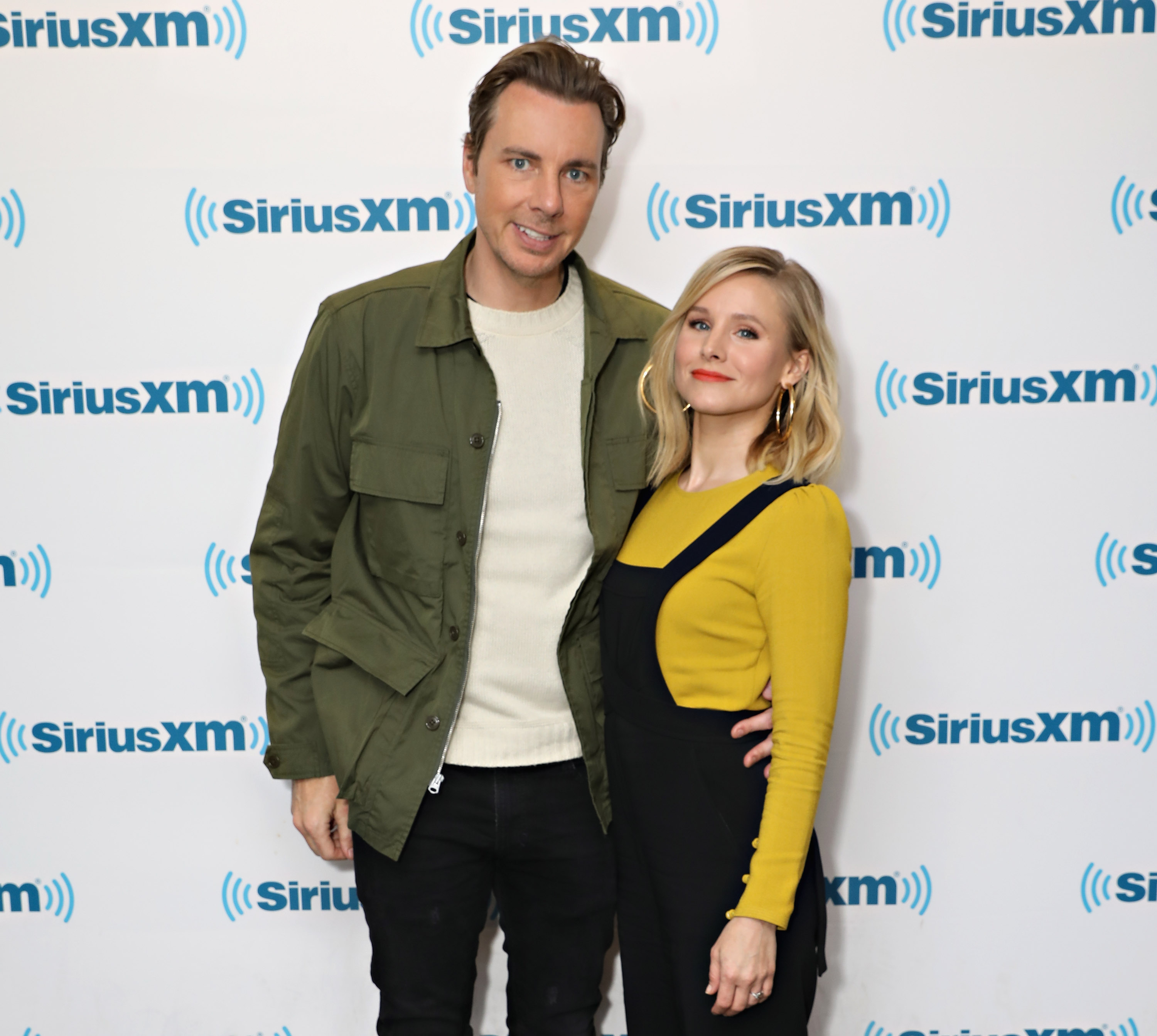 Actors Dax Shepard and Kristen Bell visit the SiriusXM Studios on March 22, 2017 in New York City. (Cindy Ord&mdash;Getty Images)