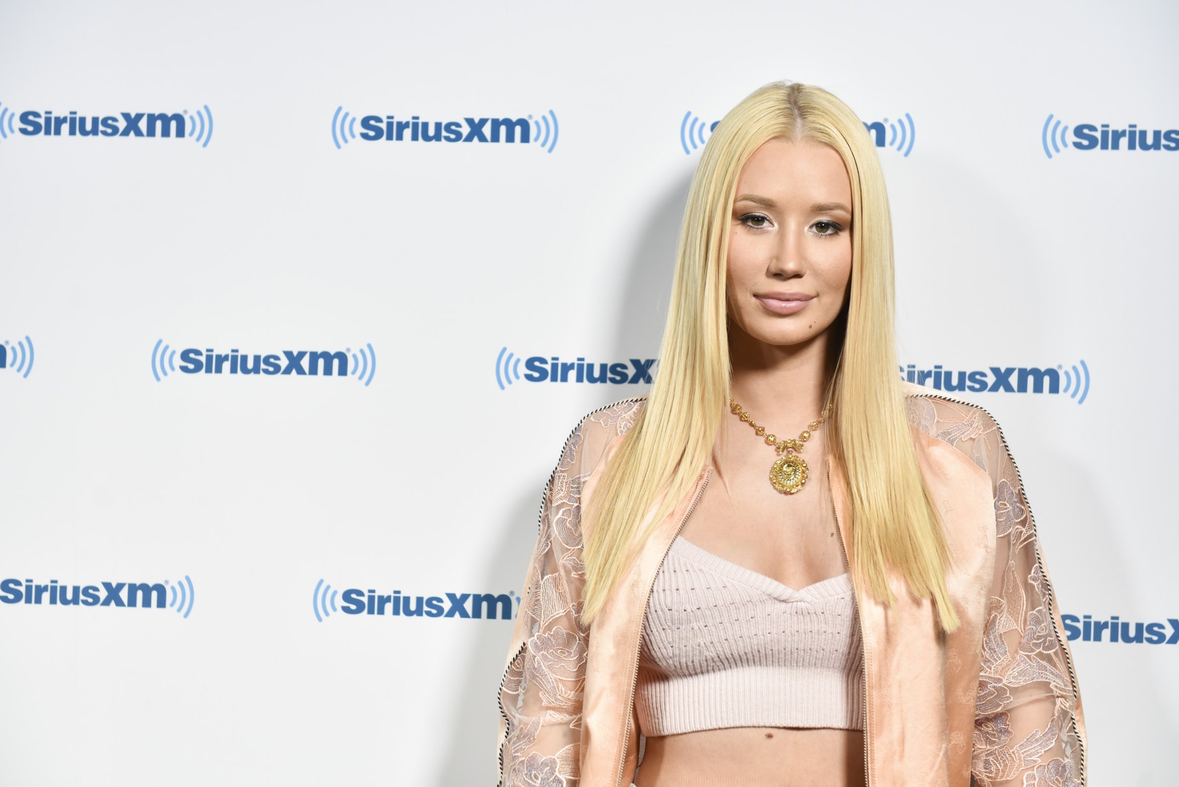 Iggy Azalea Visits "Hits 1 In Hollywood" On SiriusXM Hits 1 Channel At The SiriusXM Studios In Los Angeles