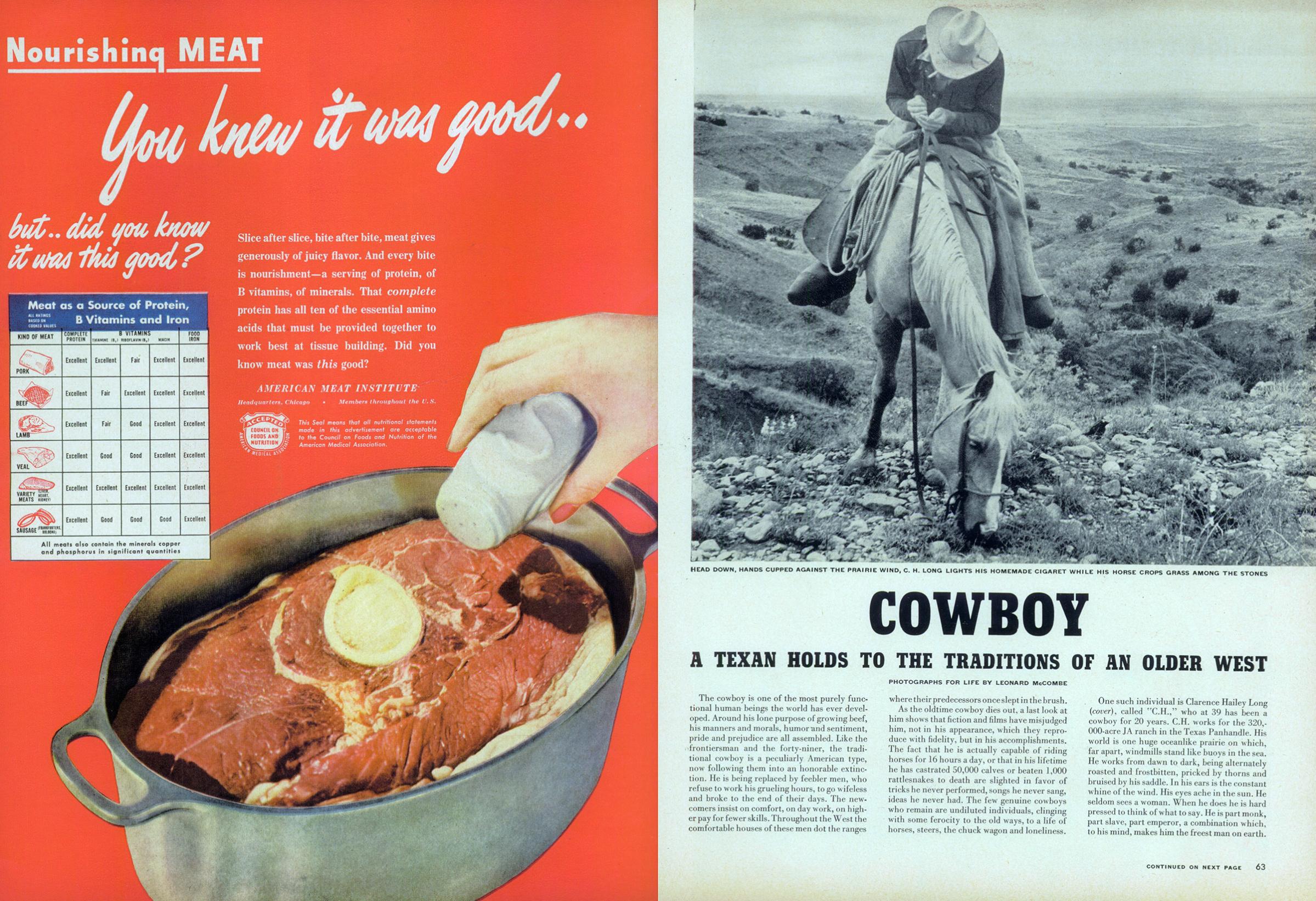 Cowboy Clarence H. Long from the iconic 1949 LIFE magazine cover.