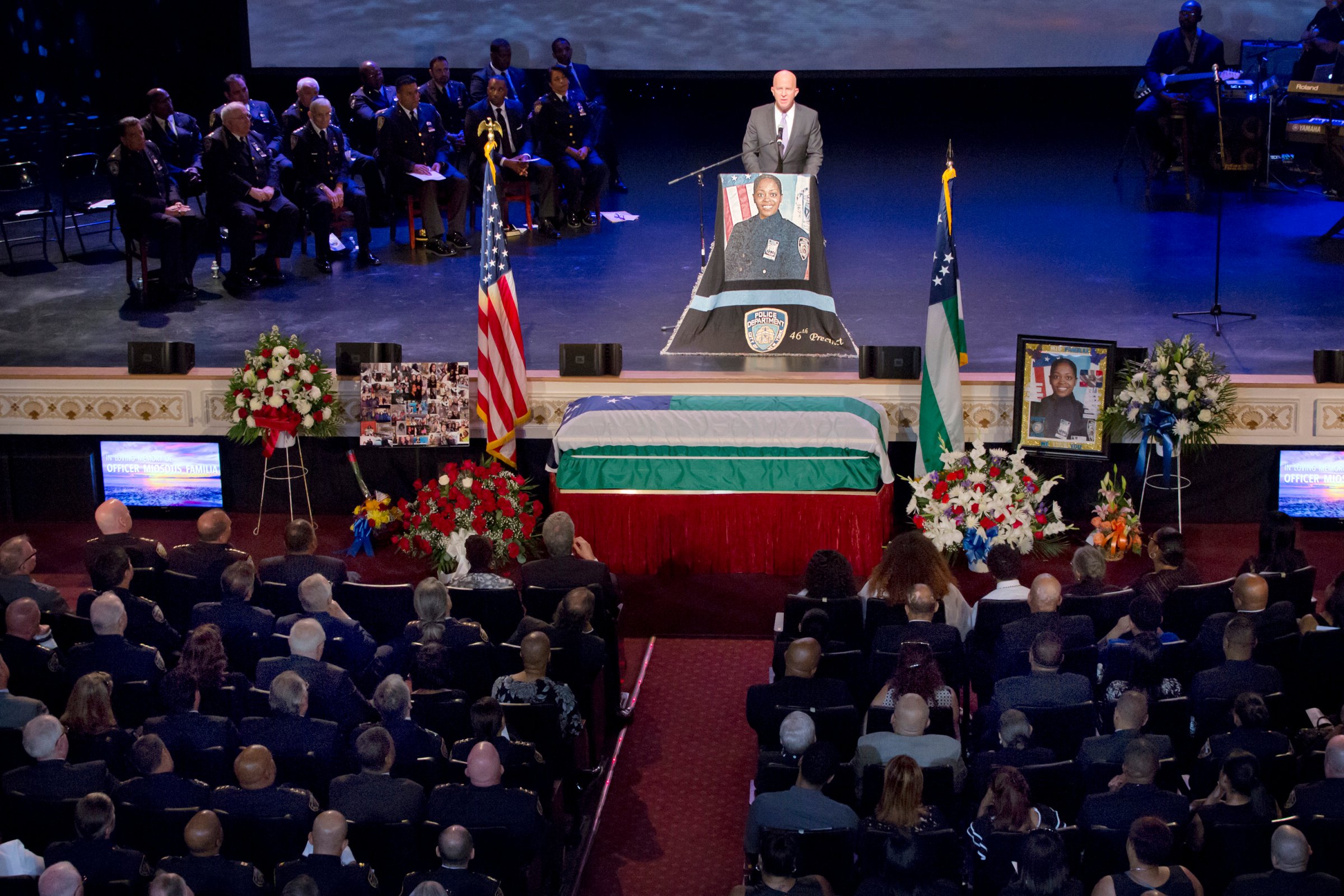 Funeral Held For NYPD Officer Slain While On Duty In The Bronx
