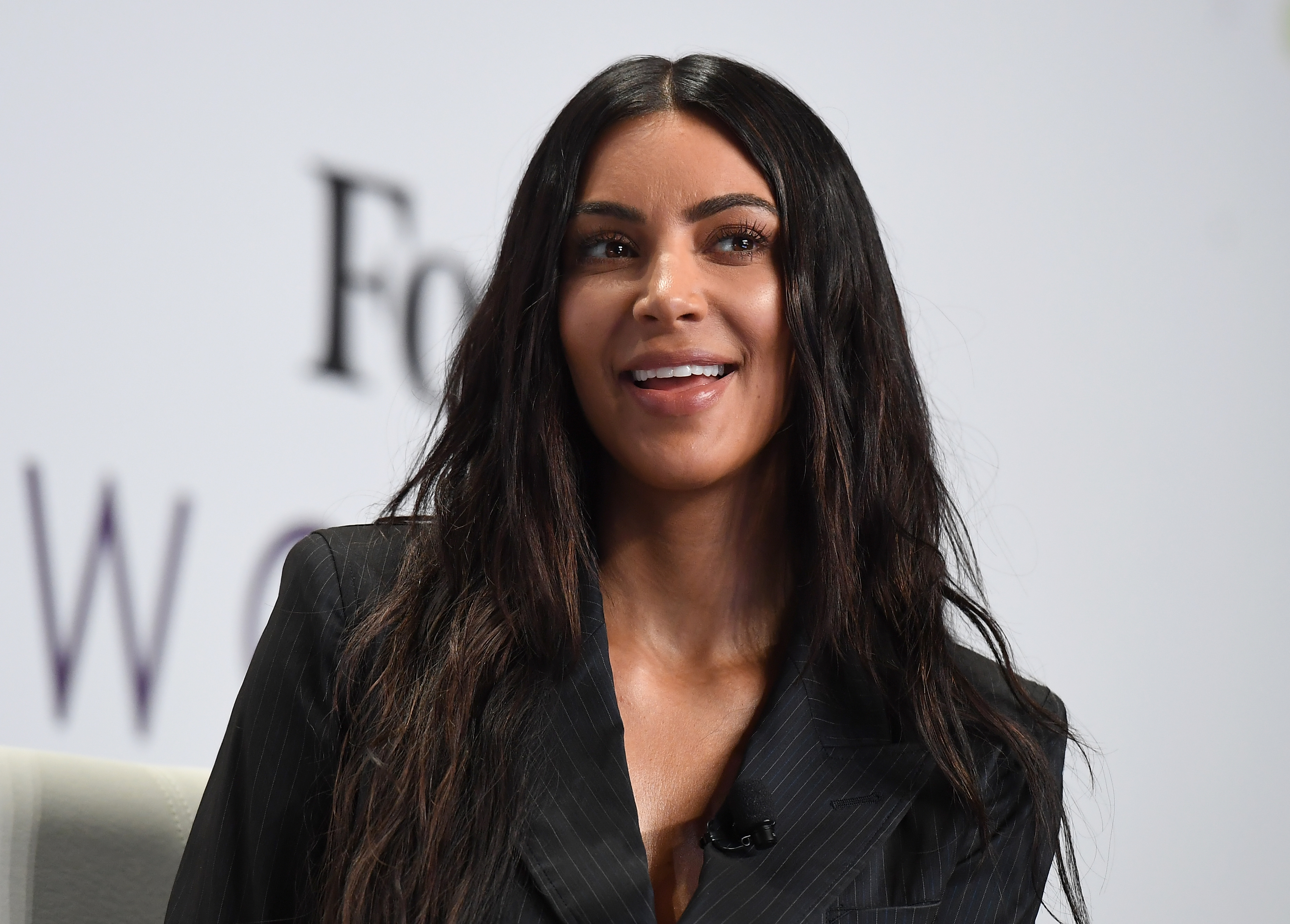 Kim Kardashian attends the 2017 Forbes Women's Summit at Spring Studios on June 13, 2017 in New York City. (ANGELA WEISS&mdash;AFP/Getty Images)