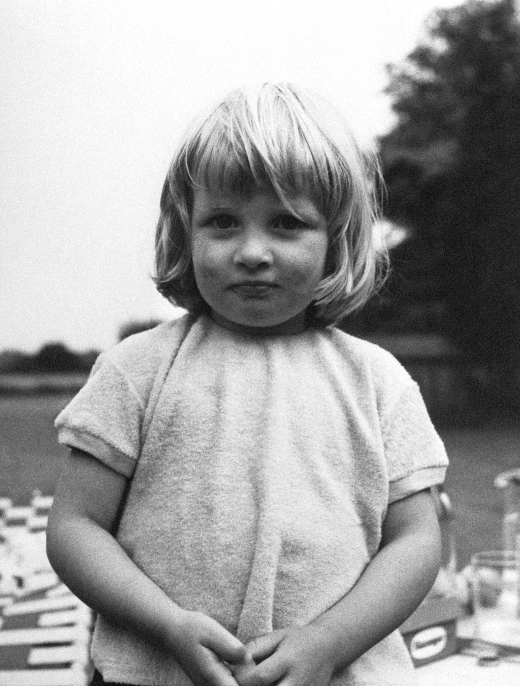 Princess Diana as a young girl.