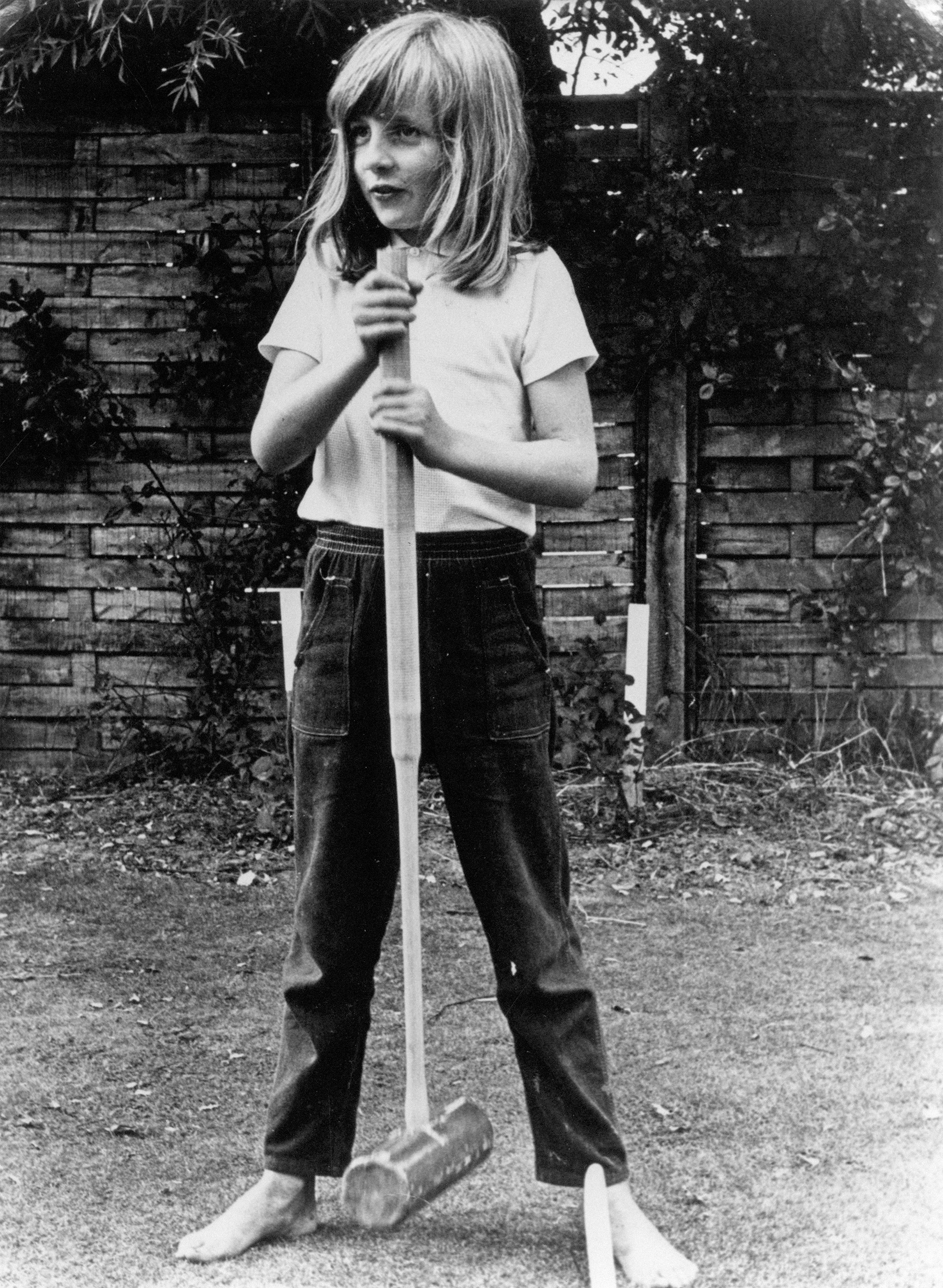 Princess Diana as a young girl.