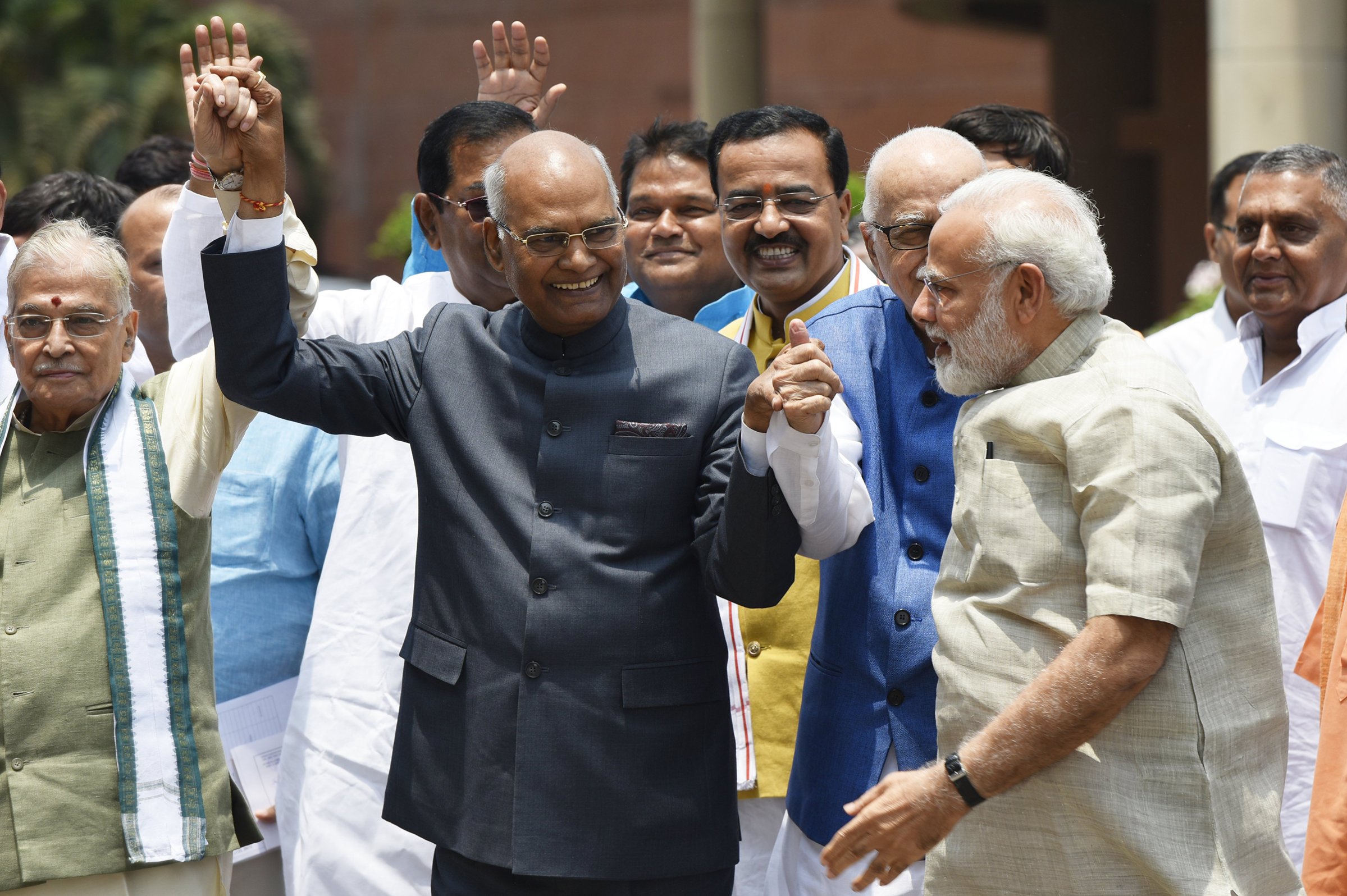 Ram Nath Kovind was due to be named the 14th President of India on July 20