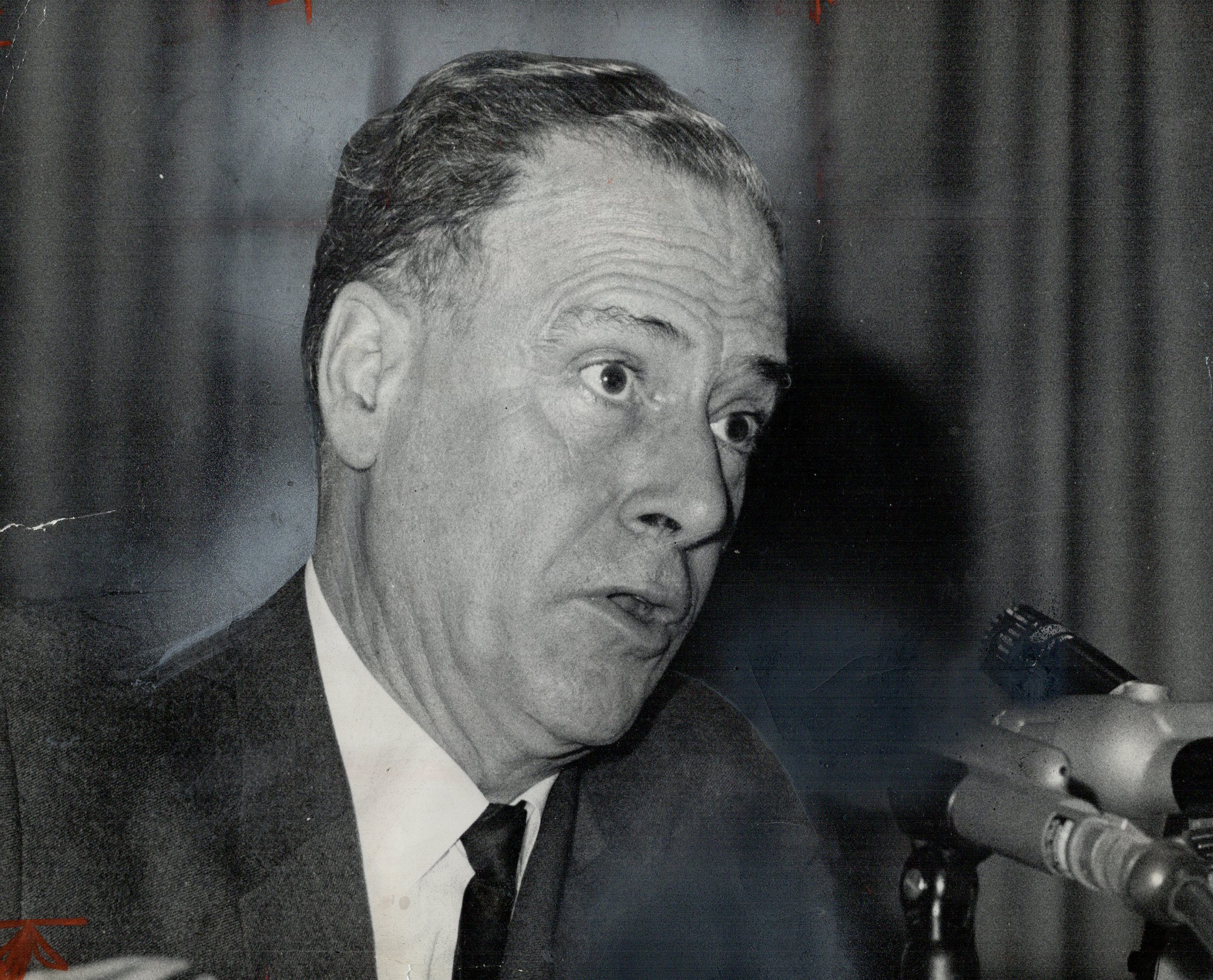 Marshall McLuhan, author and expert on communications, in Toronto on Sept. 28, 1966.