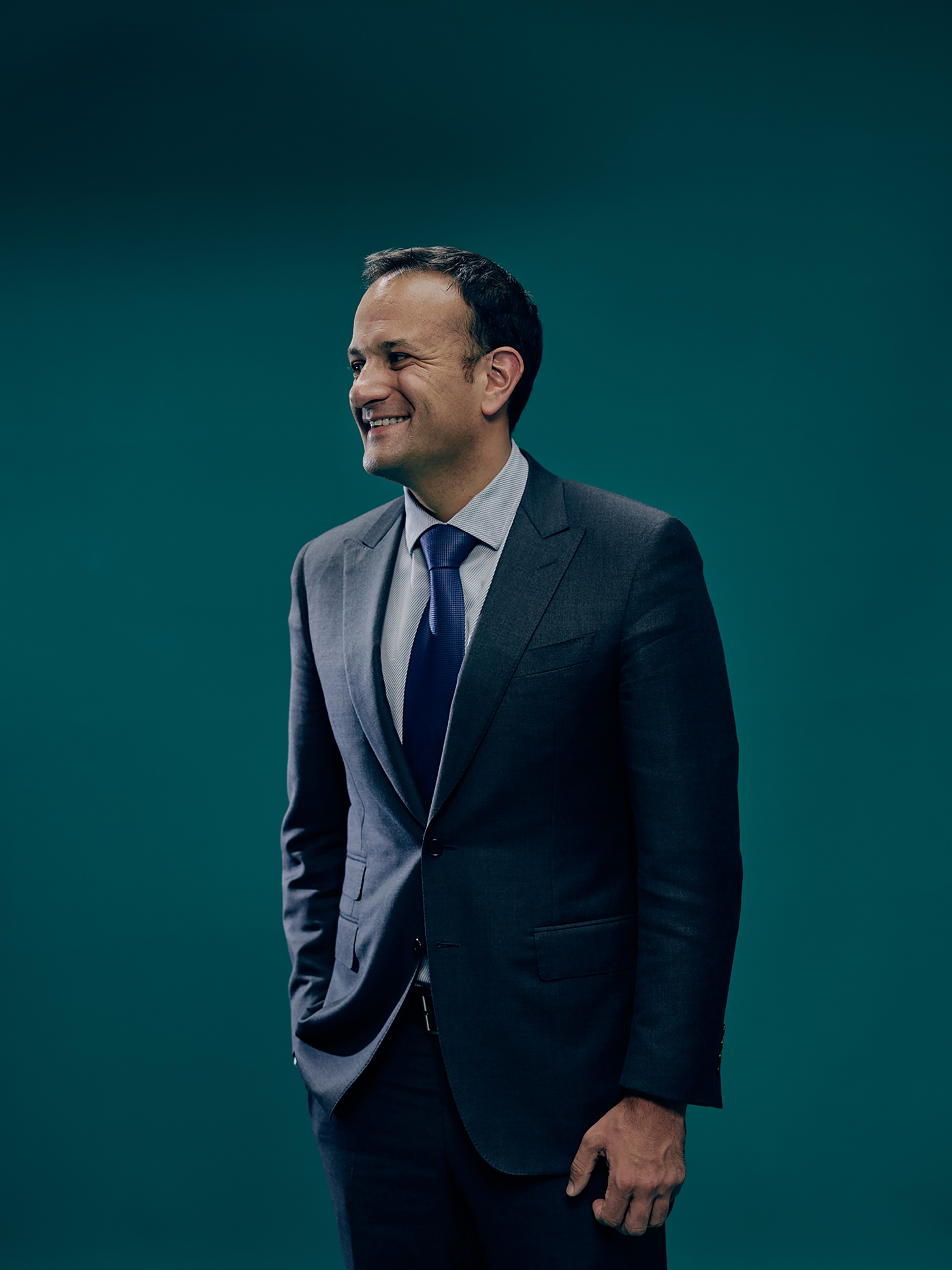 The new Irish Prime Minister Leo Varadkar poses for a portrait at the Irish Parliament in Dublin, Ireland on July 7, 2017.