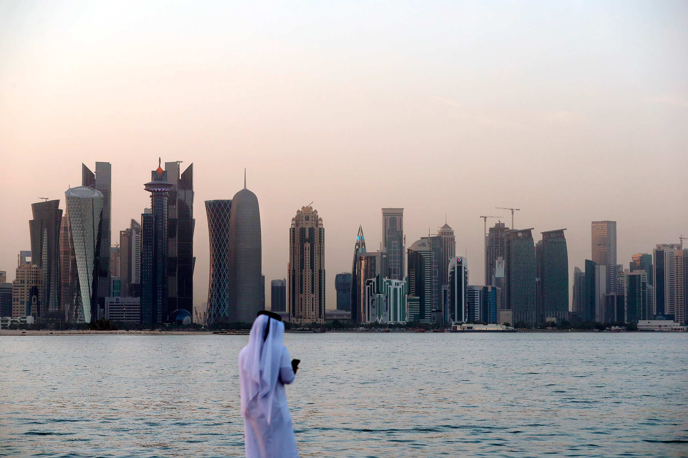 Life in Doha is relatively unchanged after weeks under a blockade (AFP/Getty Images)