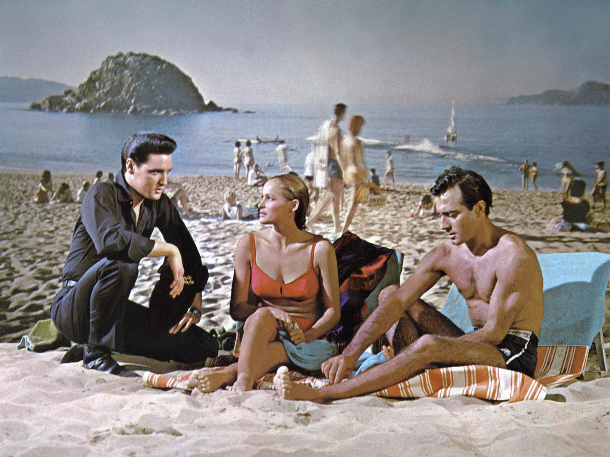 "Fun in Acapulco"1963, Elvis with Ursula Andress and Alejandro Rey.