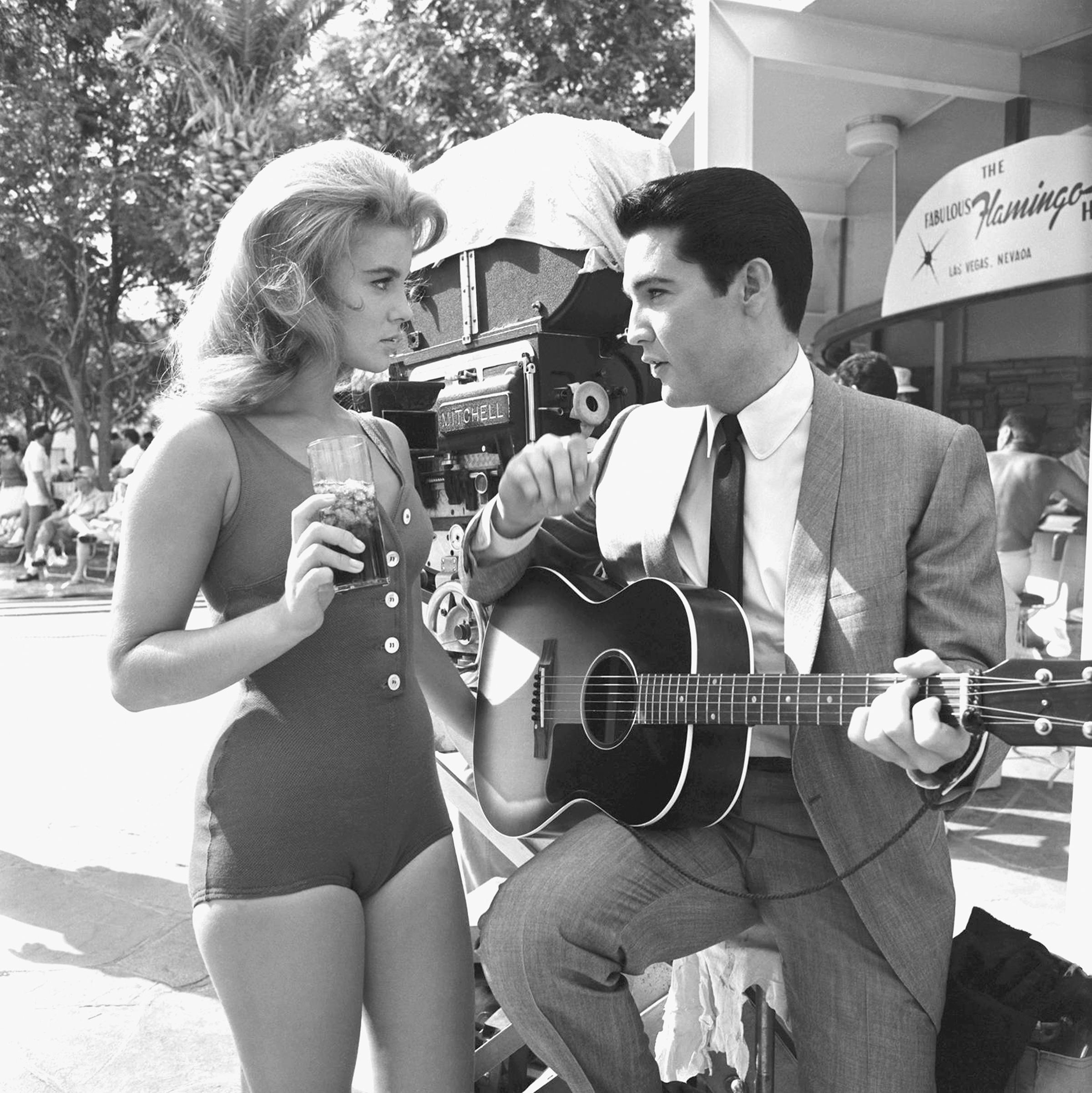 "Viva Las Vegas"1964, Elvis and Ann-Margret on the set.